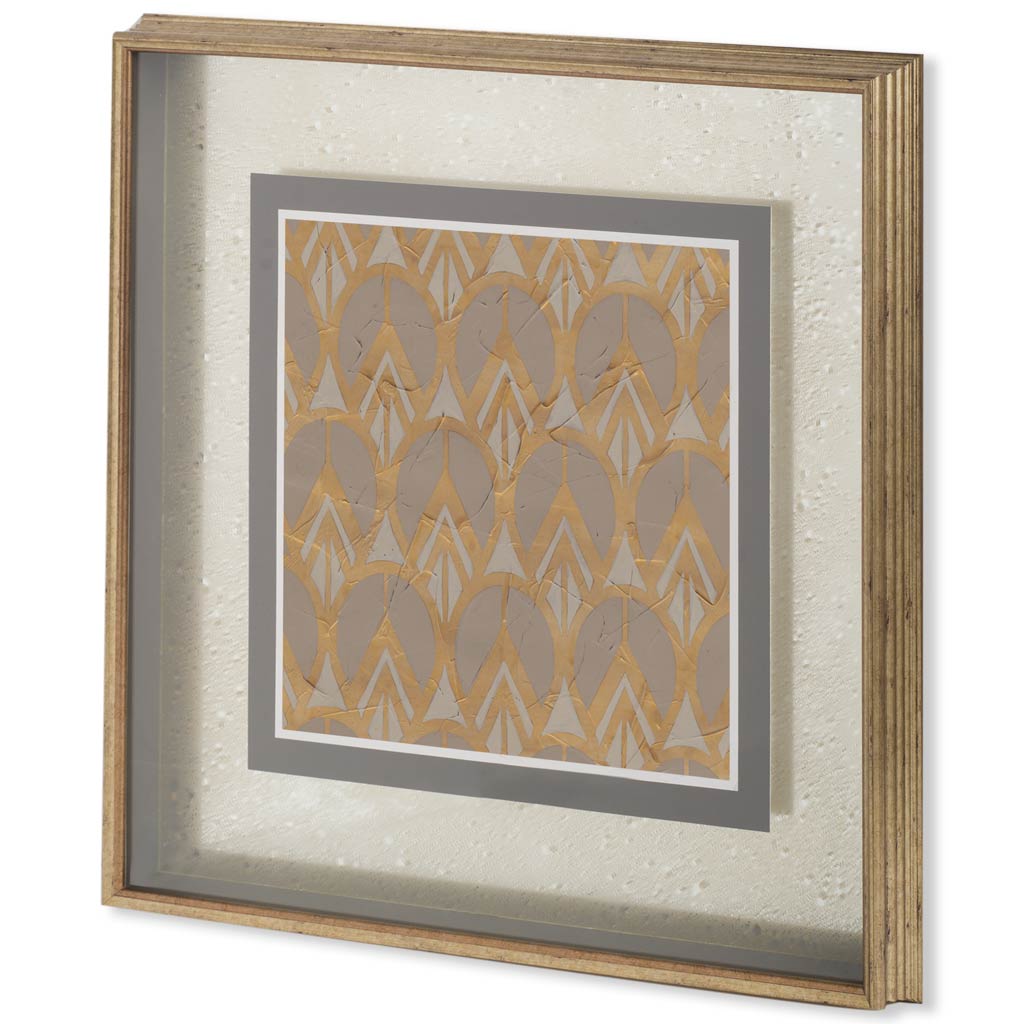 Non-Embellished Gilded Deco Motif VI (32 x 32)