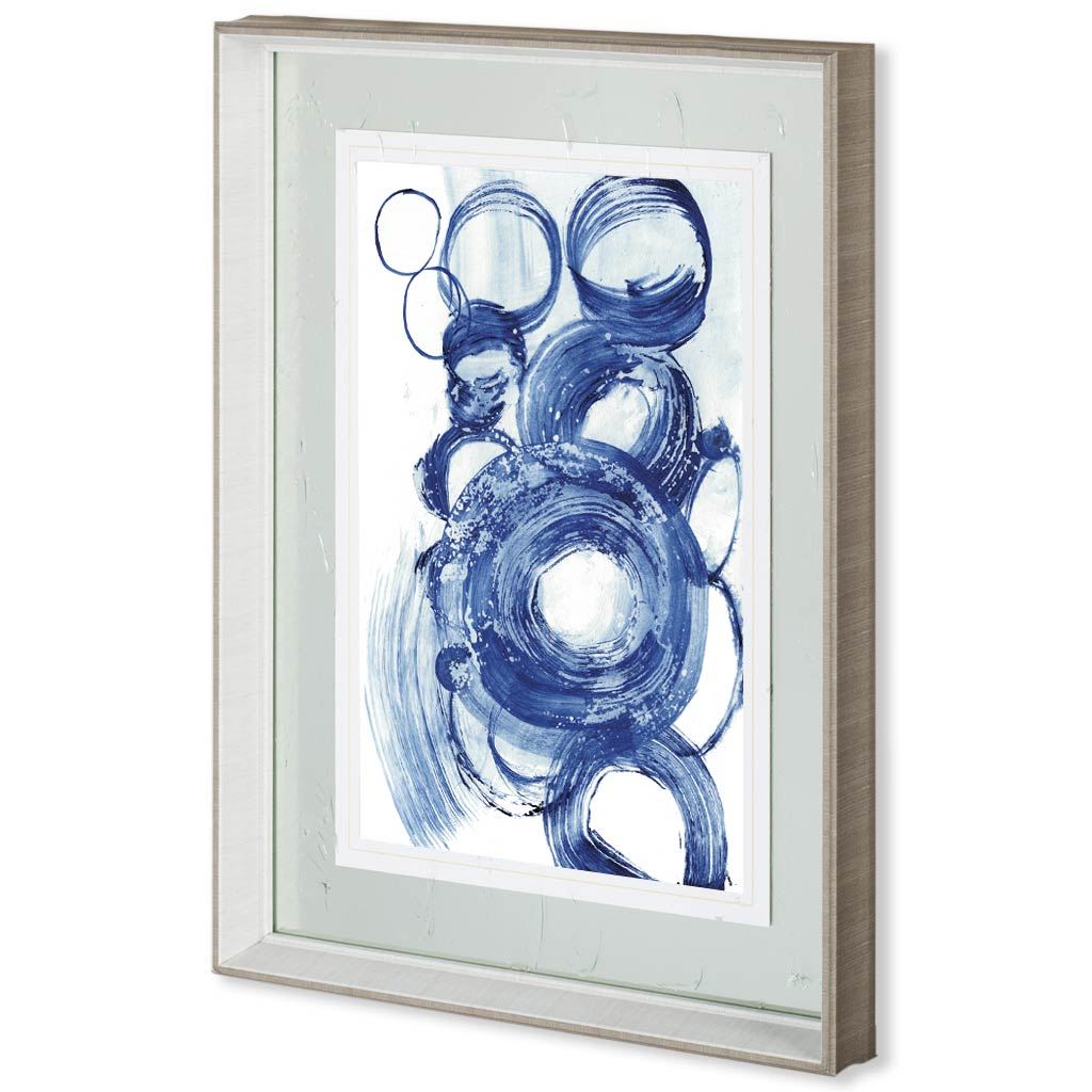 Custom Blue Circle Study II (MC) (25 x 33)