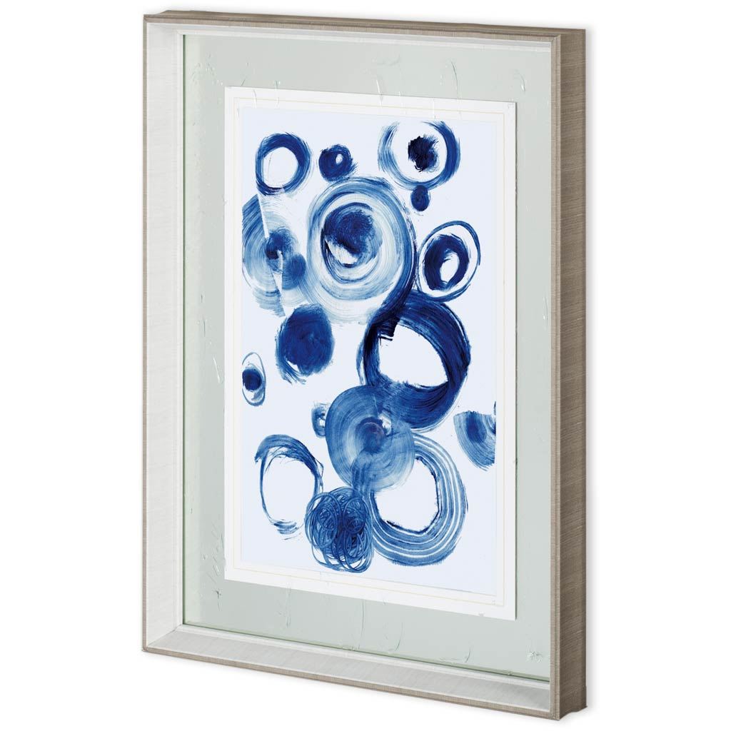 Custom Blue Circle Study IV (MC) (25 x 33)