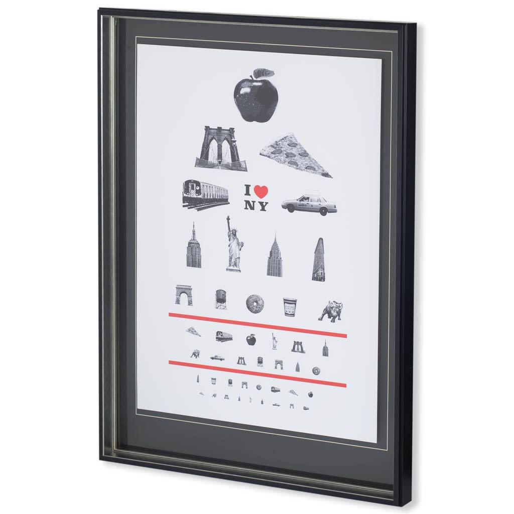 New York City Eye Chart (39 x 51)