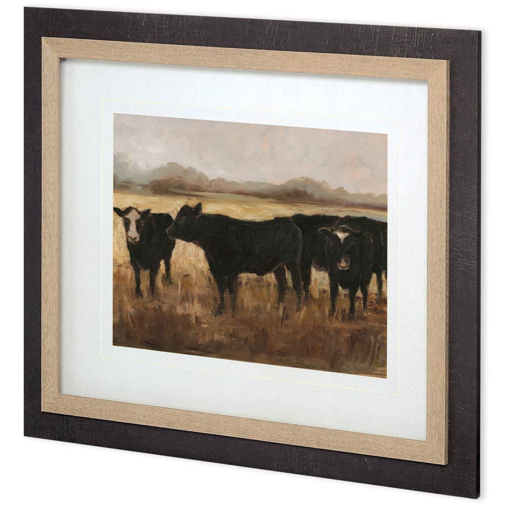 Black Cows I (39 x 33)