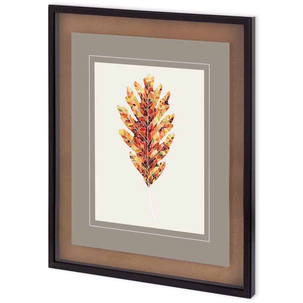 Fall Mosaic Leaf I (33 x 29)