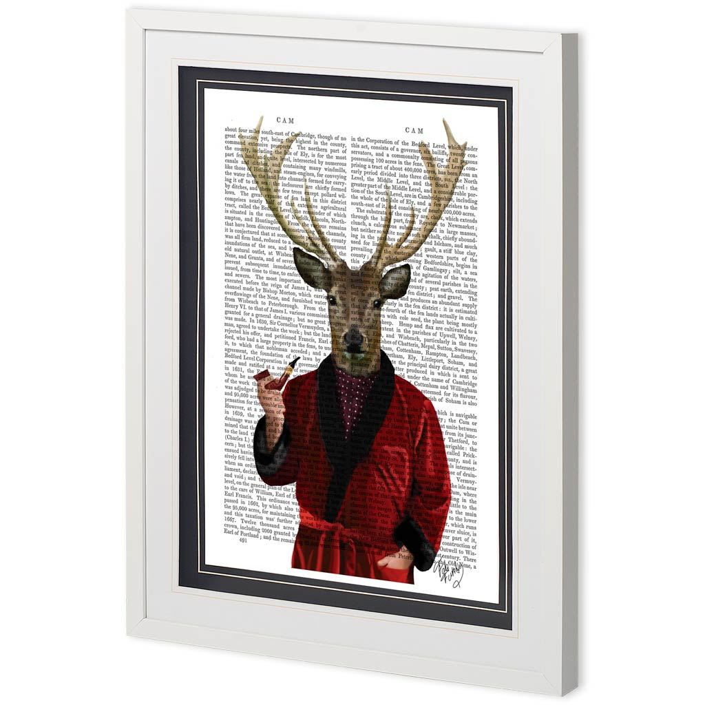 Custom Deer in Smoking Jacket (23 x 31)