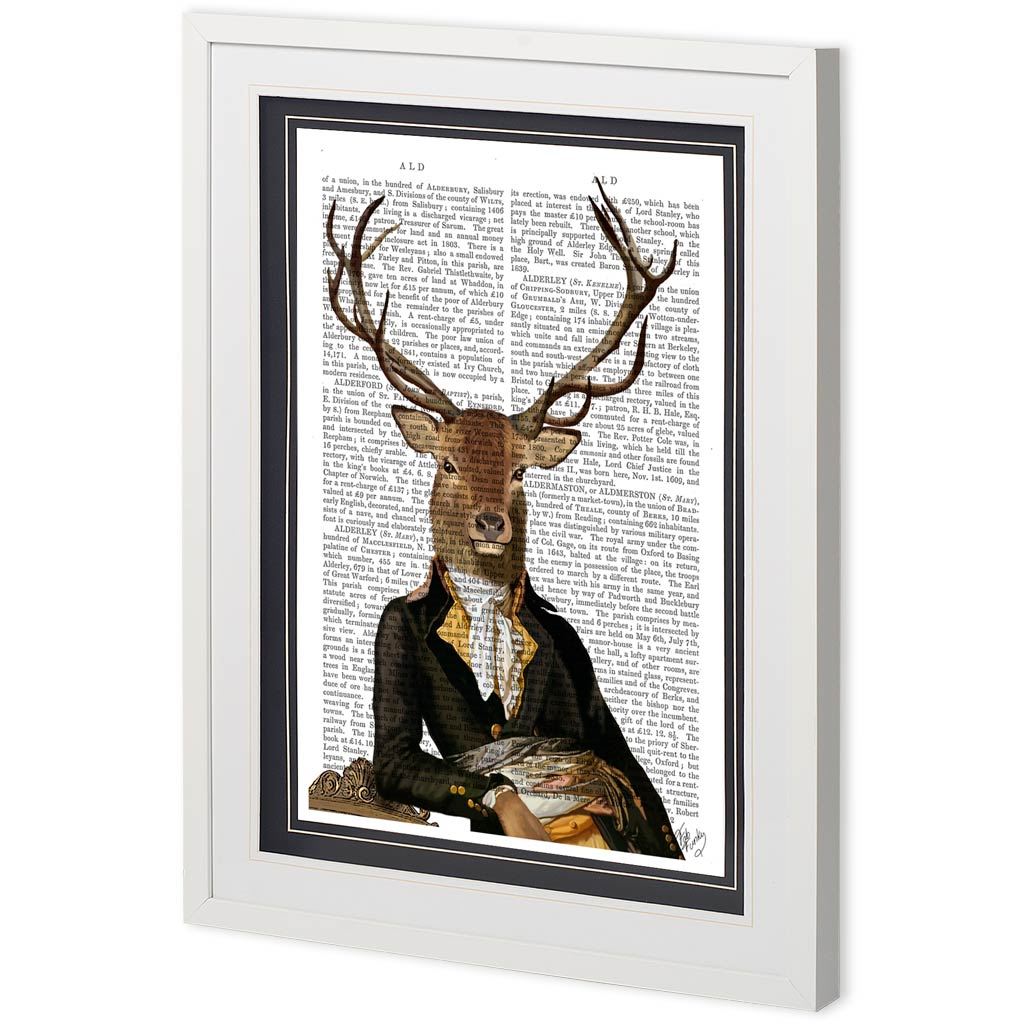 Custom Deer in Chair (23 x 31)