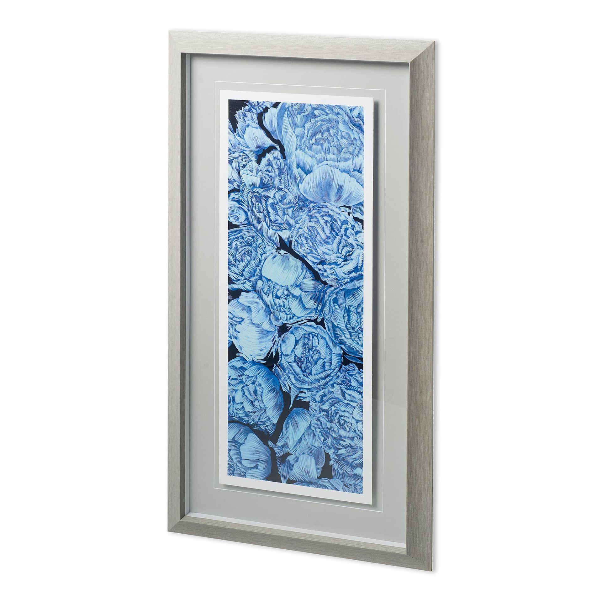 Blue Peonies I (23 x 43)