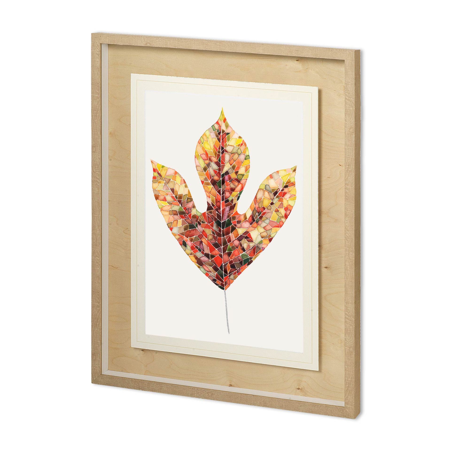 Custom Fall Mosaic Leaf II (26 x 34)