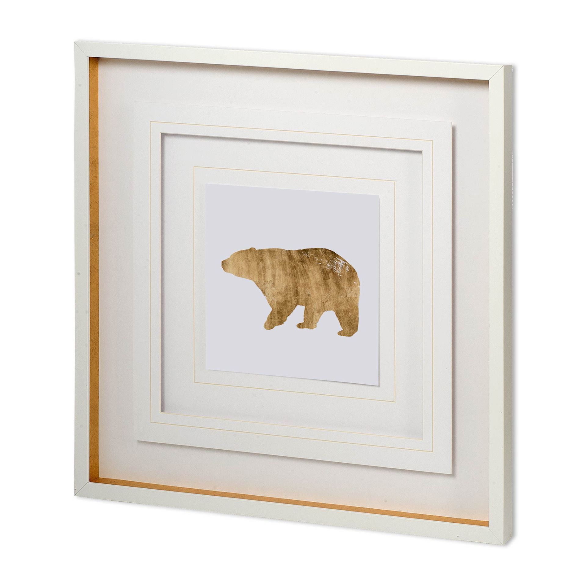 Brushed Gold Animals II (29 x 29)