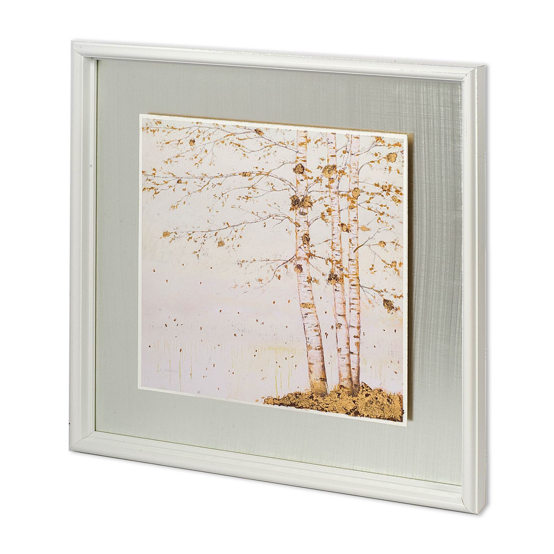 Golden Birch II Off White (28 x 28)