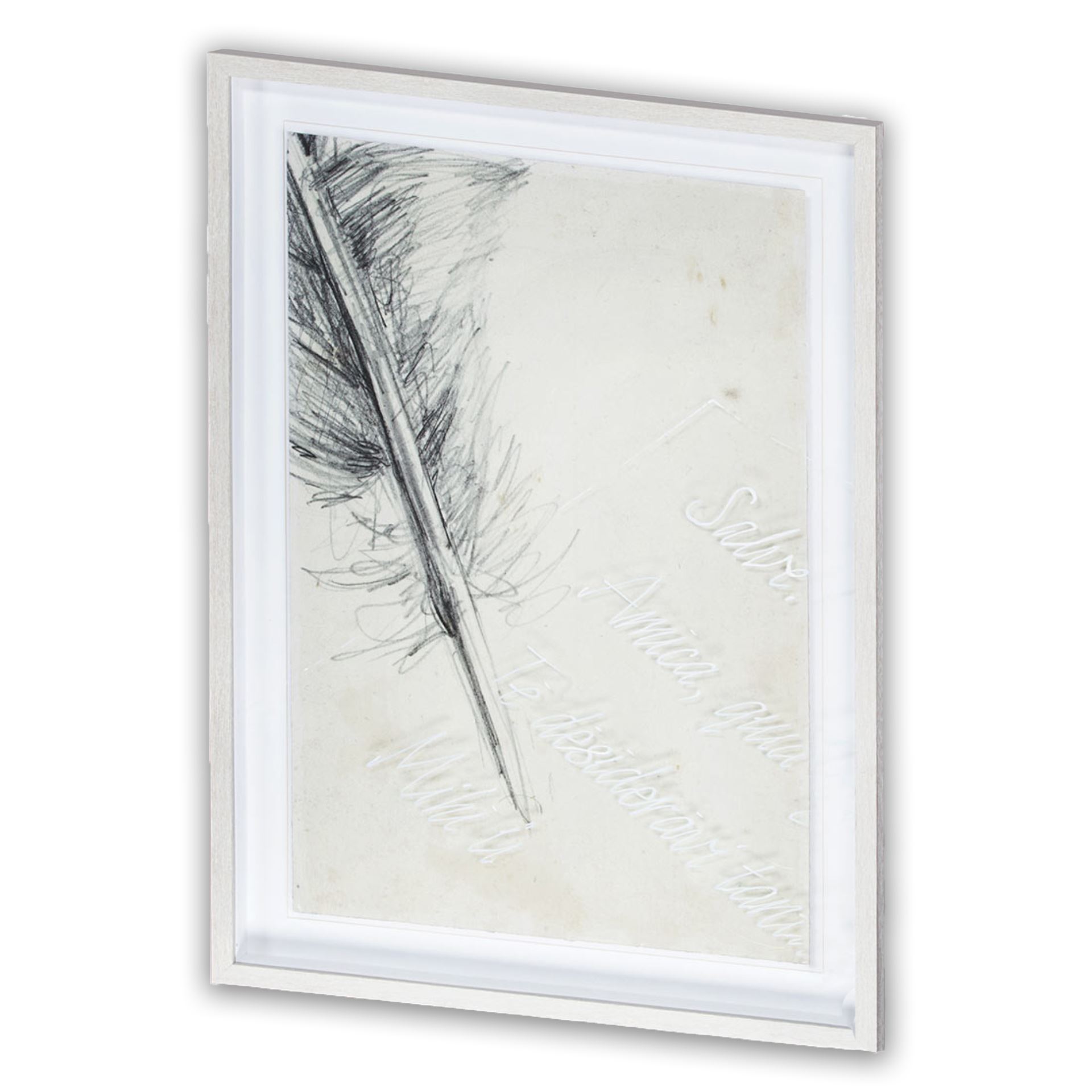 Custom Feather Sketch III D. (MC) (31 x 43)