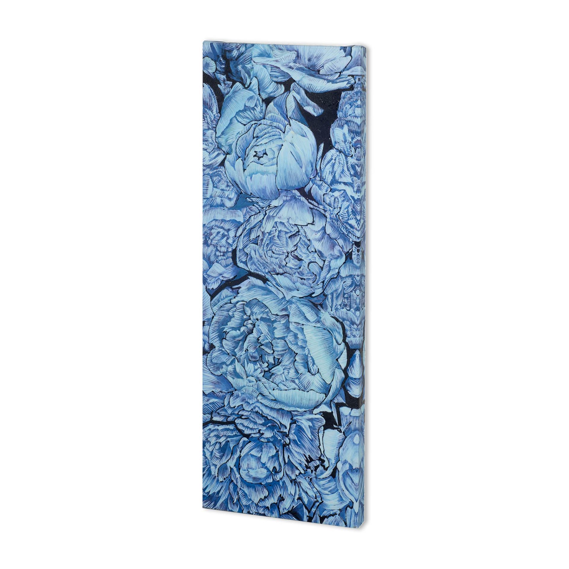 Blue Peonies II (27 x 75)