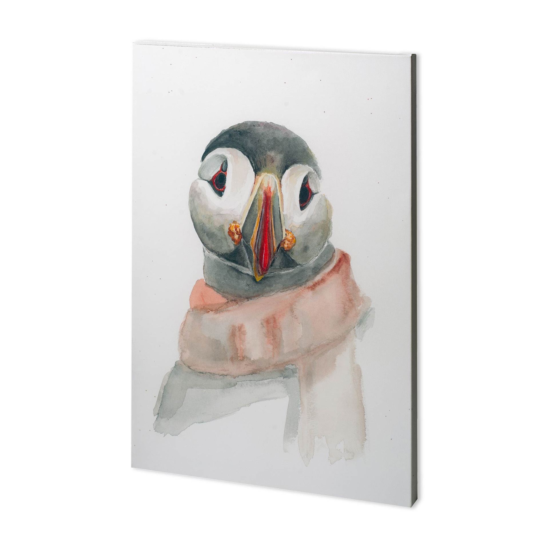 Winter Puffin II (37 x 54)