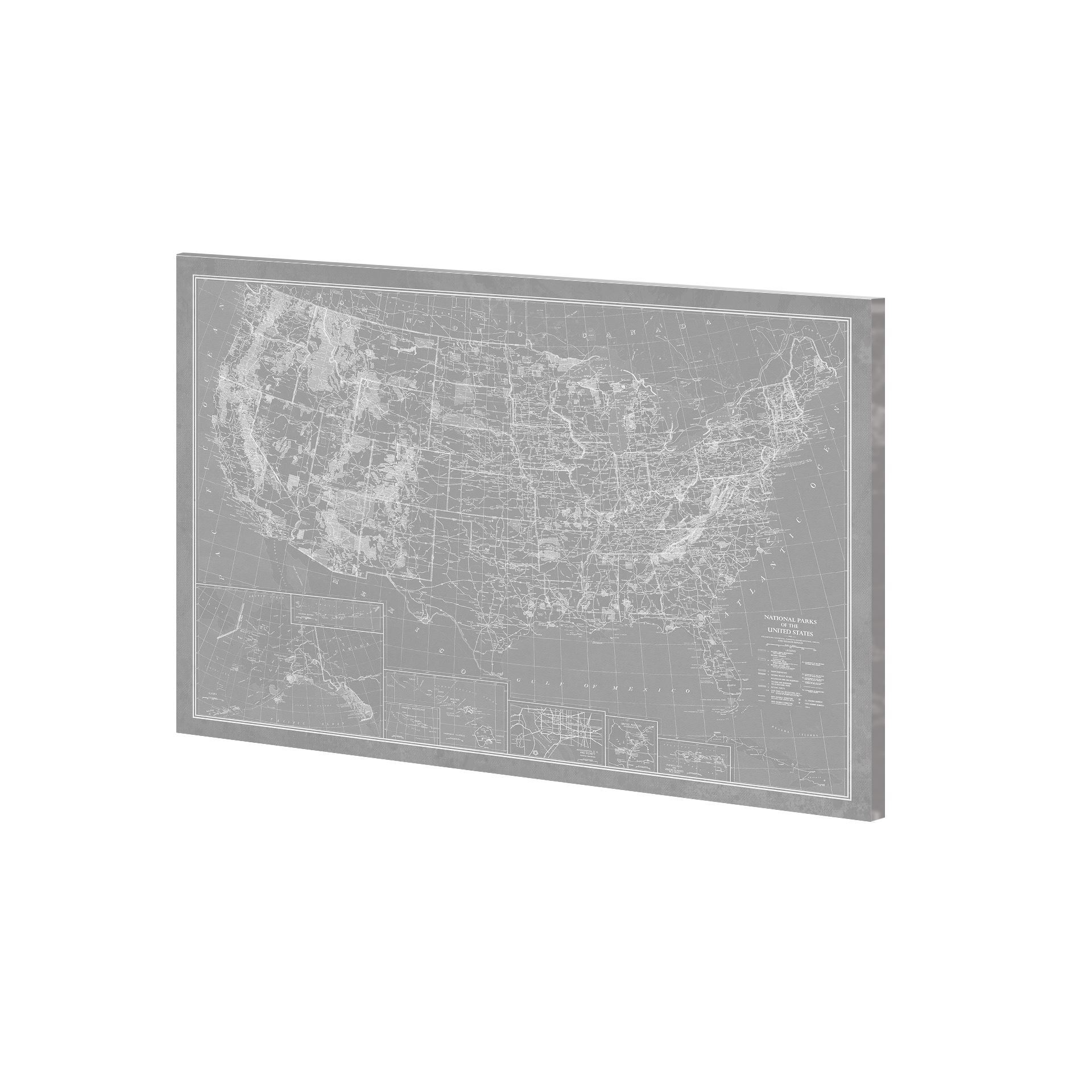 USA Graphite (36 x 27)