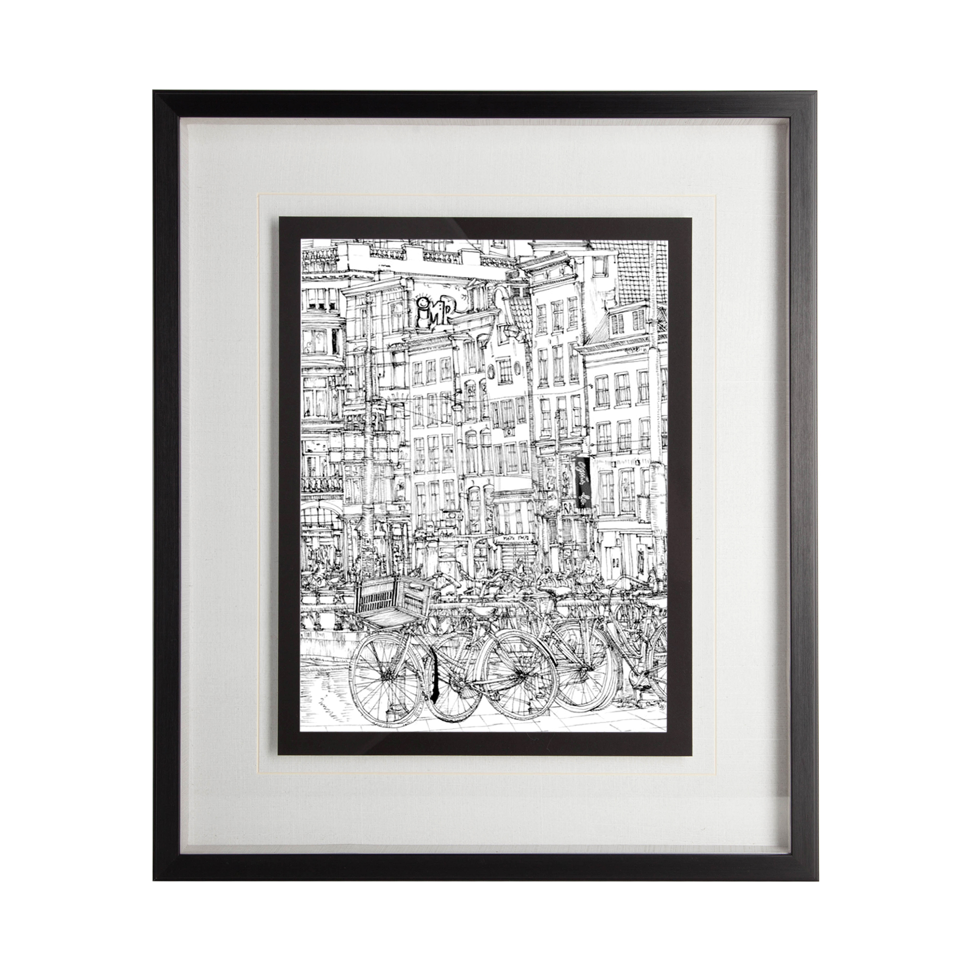 B&W City Scene I (21 x 25)