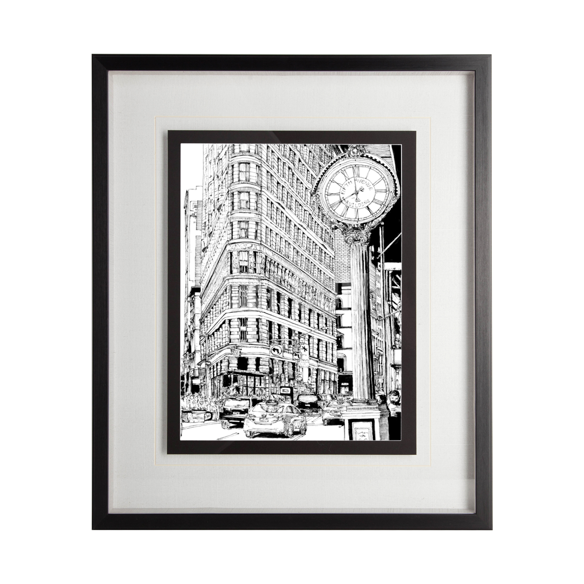 B&W City Scene VII (21 x 25)