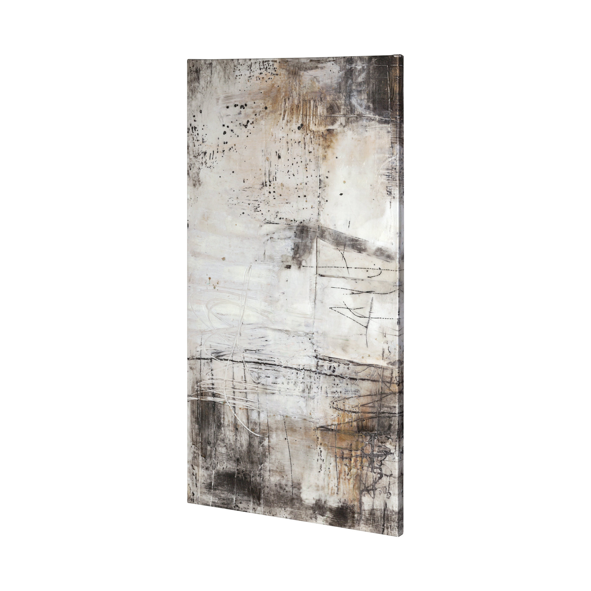 Blk Wht Bronze I (30 x 60)