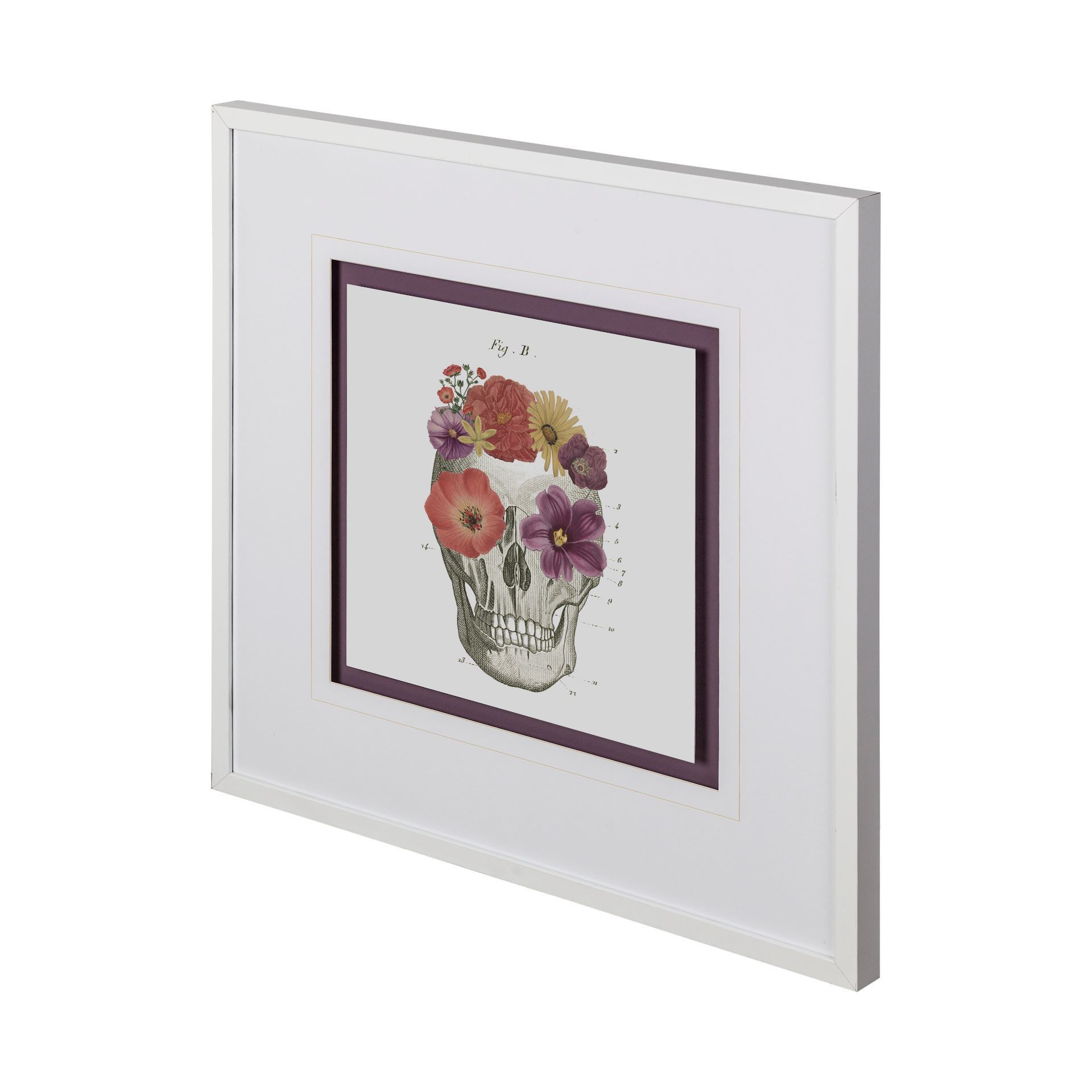 Floral Skull II (31 x 31)