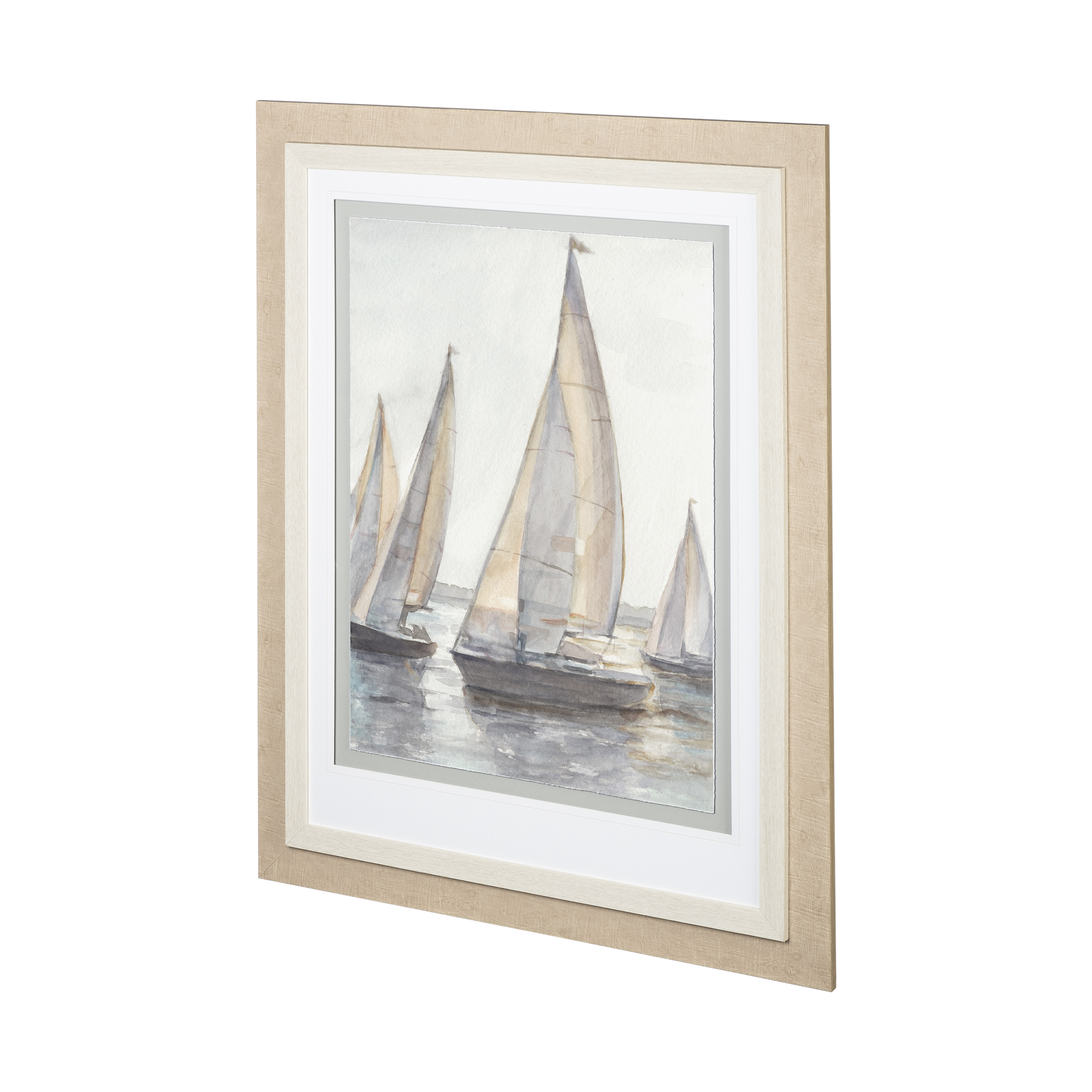 Plein Air Sailboats I (37 x 47)