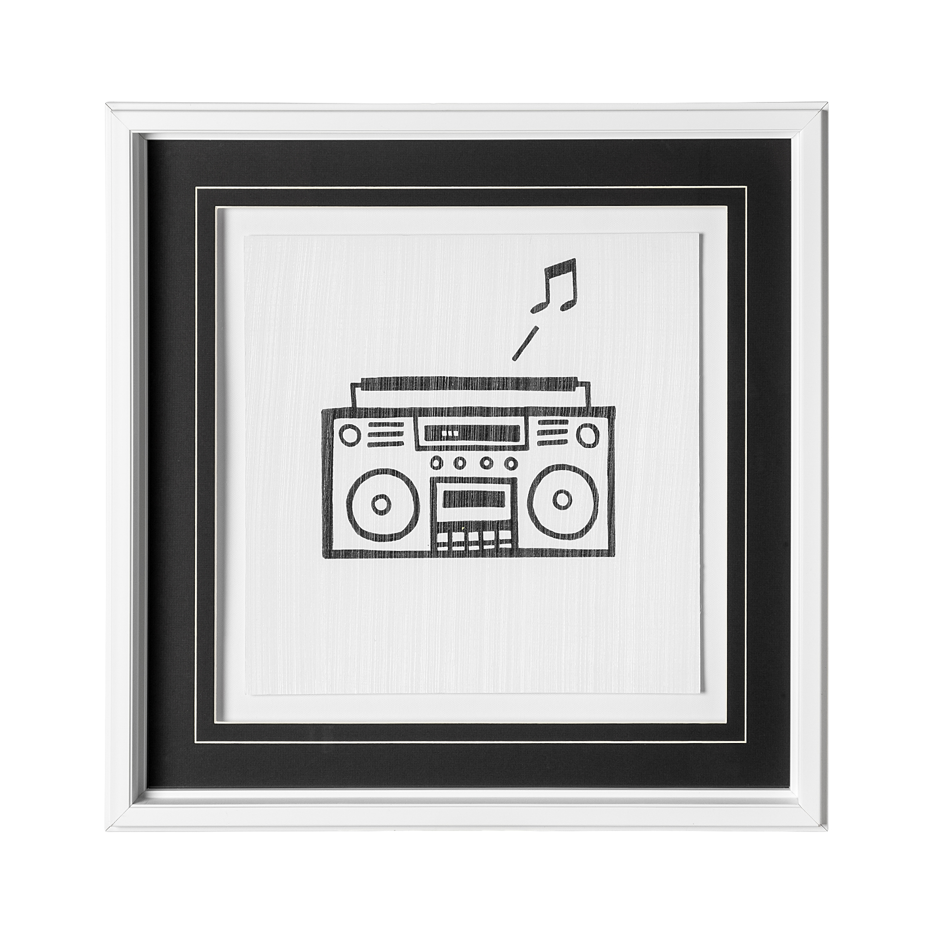 Boom Box (21 x 21)