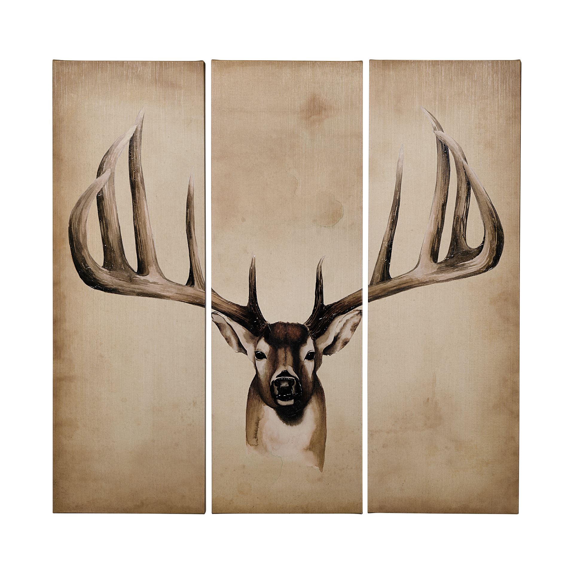 Triptych Whitetail (Set 3) (26 x 78)