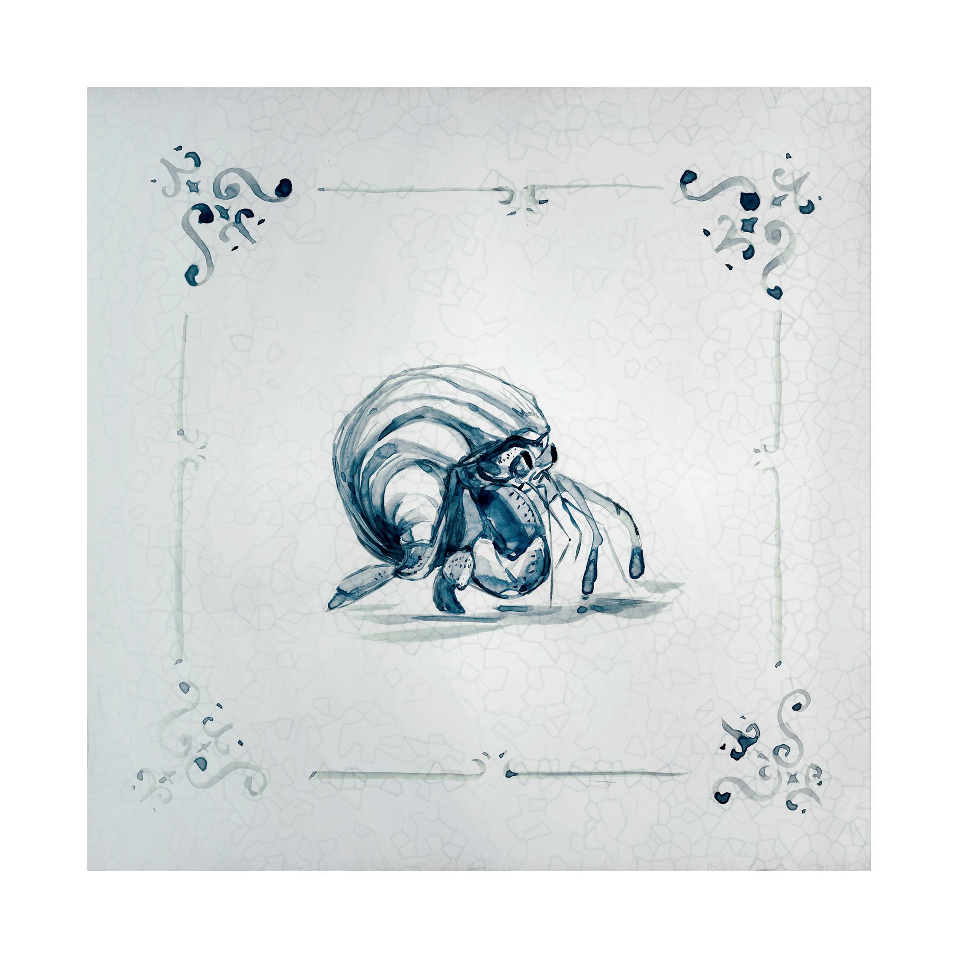 Seacreature I_Hermit Crab (30 x 30)