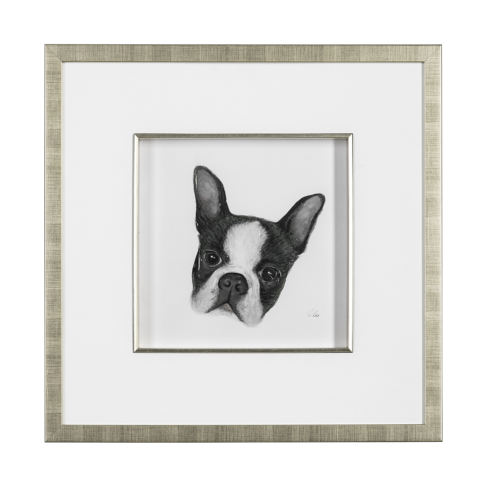 Floyd Boston Terrier (22 x 22)