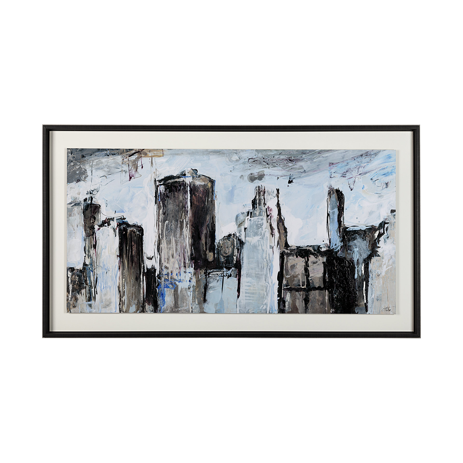 Panorama City Abstract I (67 x 37)