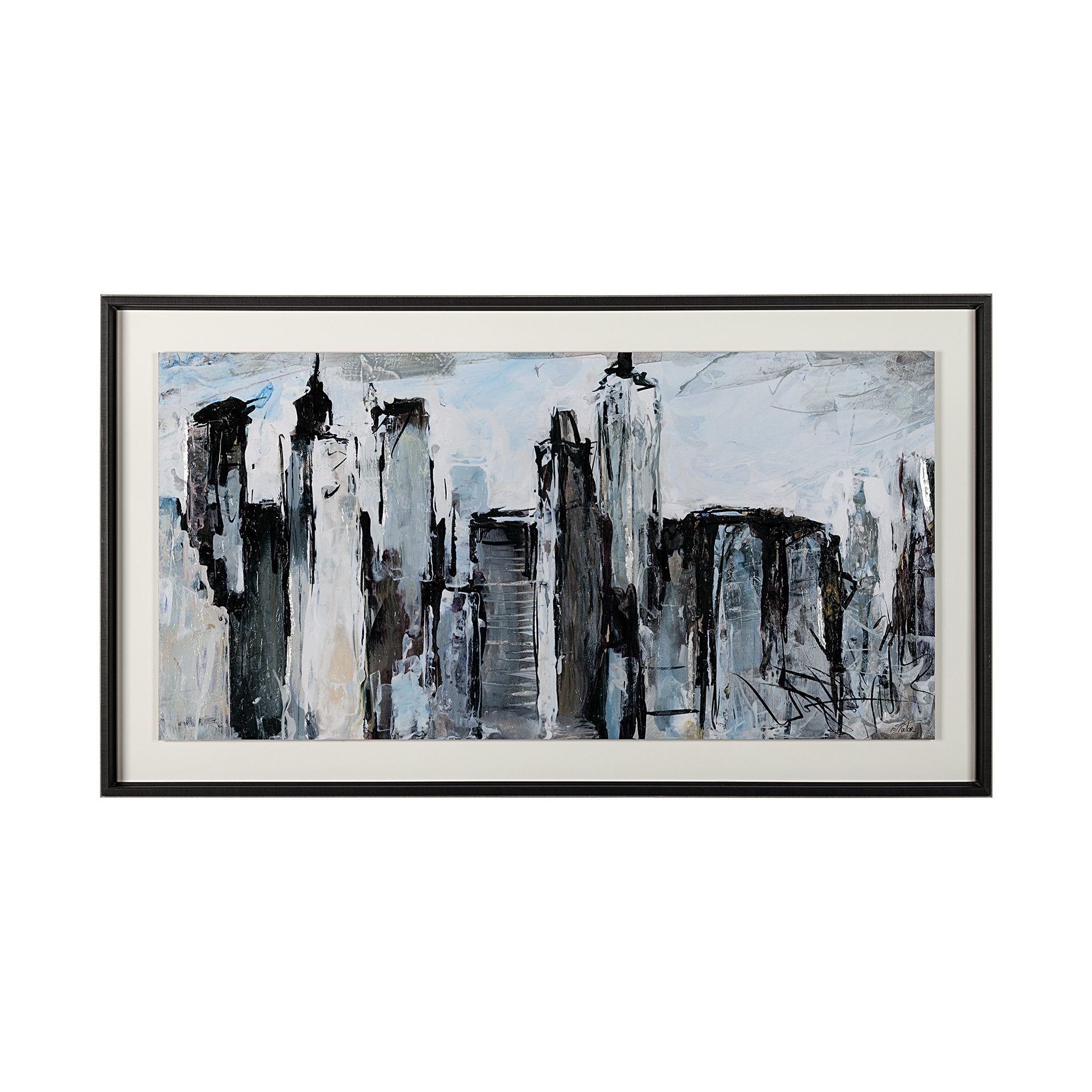 Panorama City Abstract II (67 x 37)