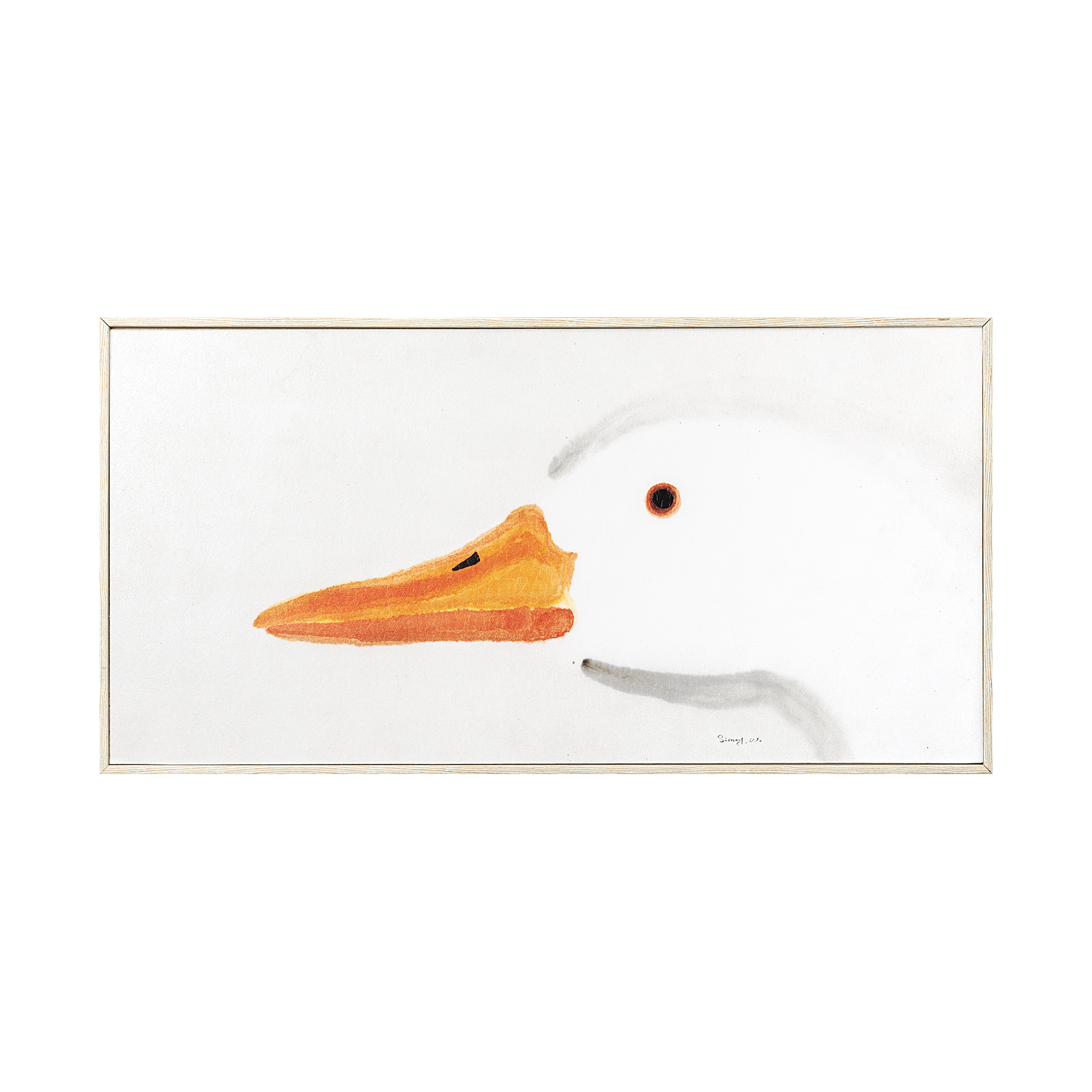 Duck Gazing I (10 x 20)