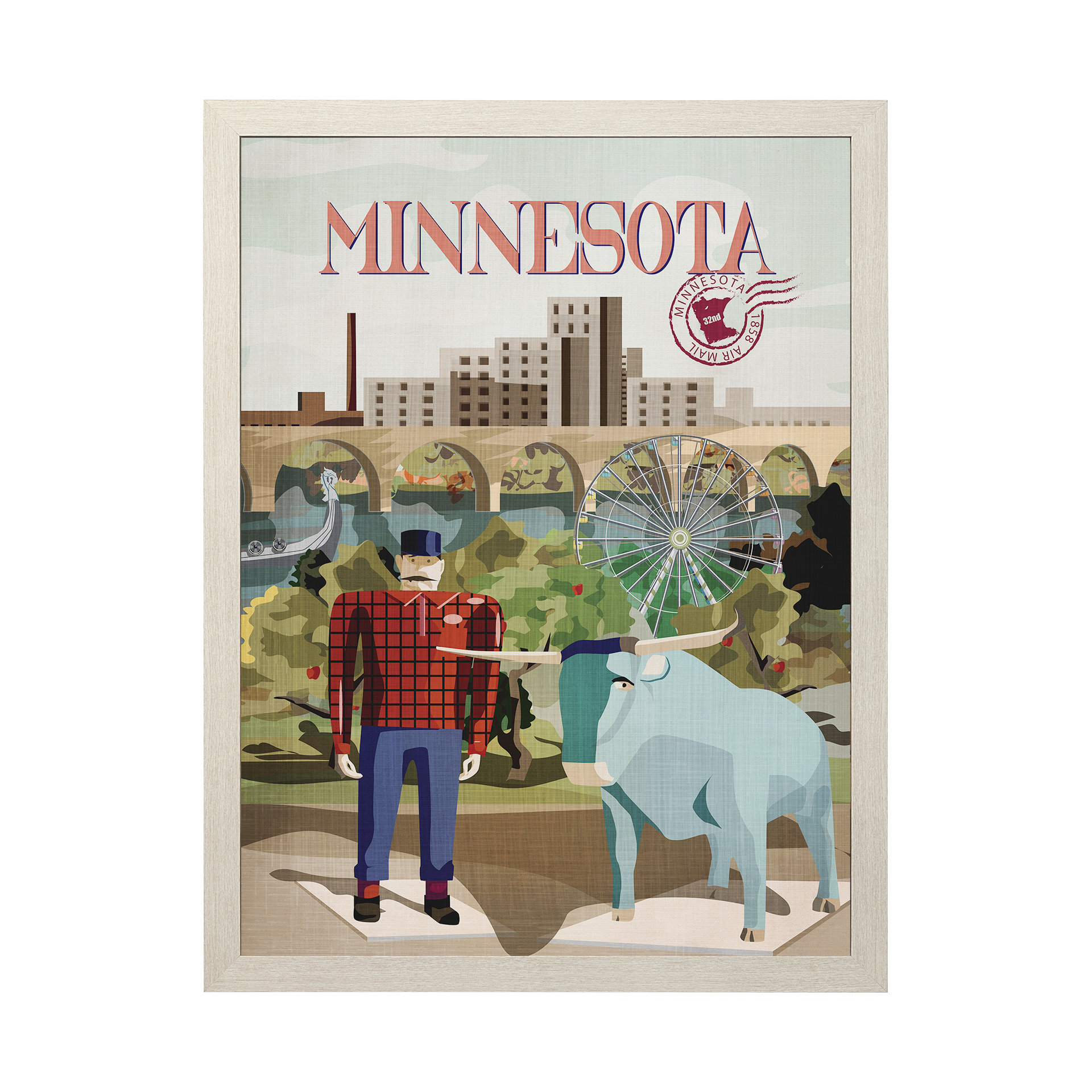 Minnesota Go (L) (33 x 43)