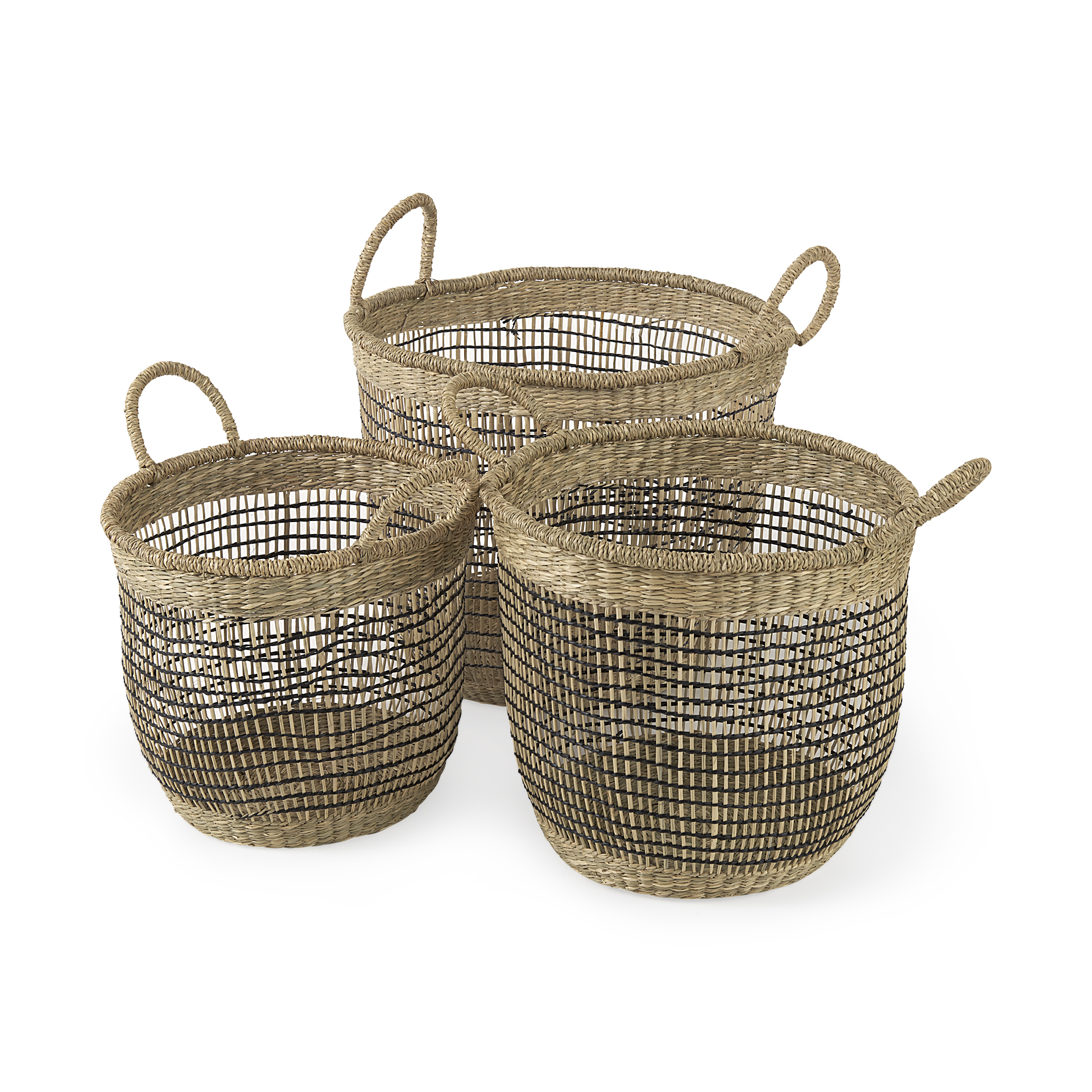 Brown Seagrass | Set of 3