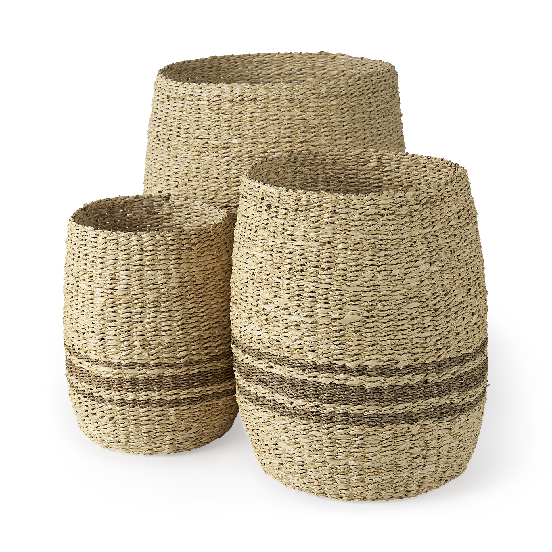 Brown Seagrass | Set of 3
