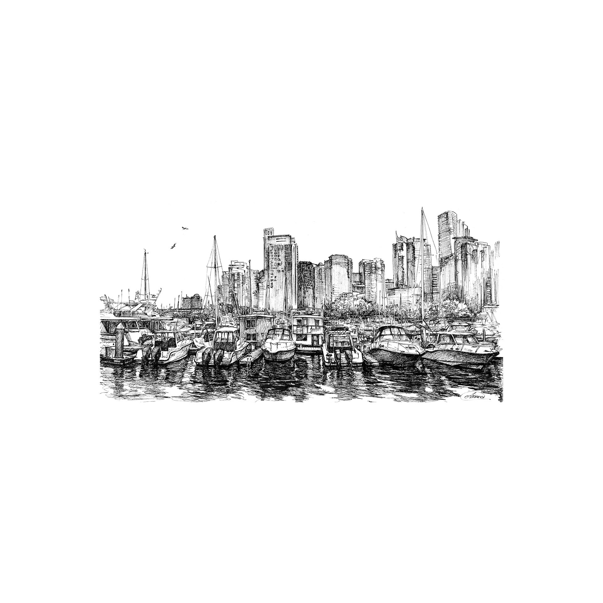 Coastal City II (40 x 20)