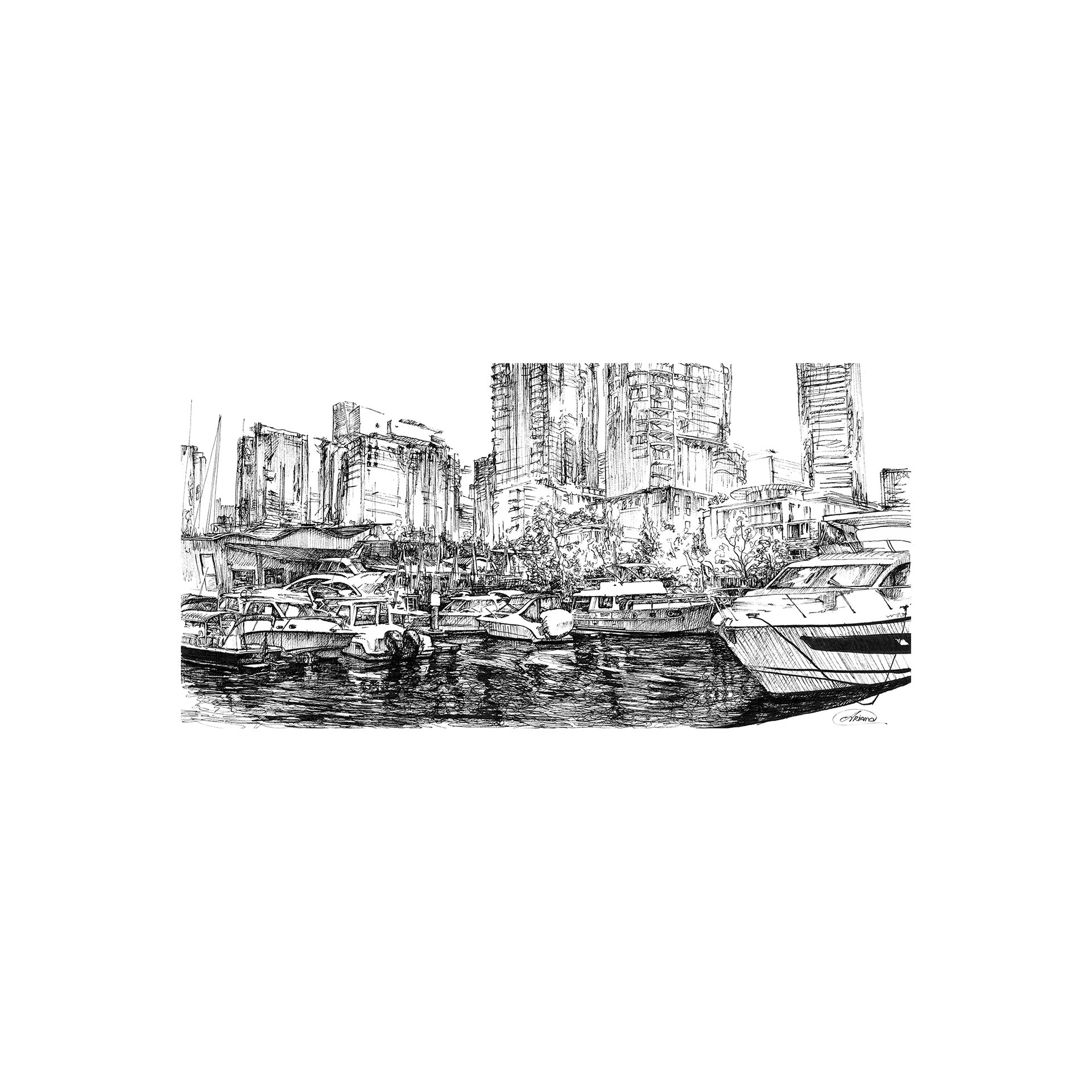 Coastal City III (40 x 20)