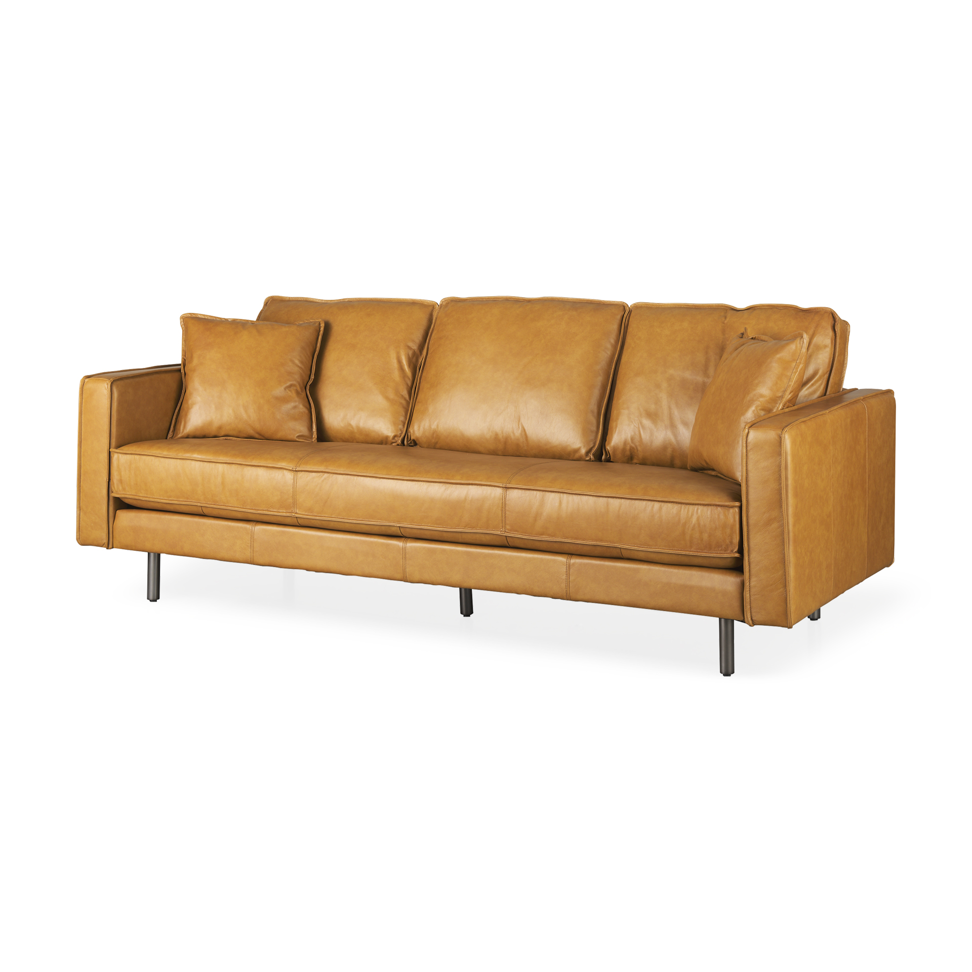 Tan Leather | Sofa
