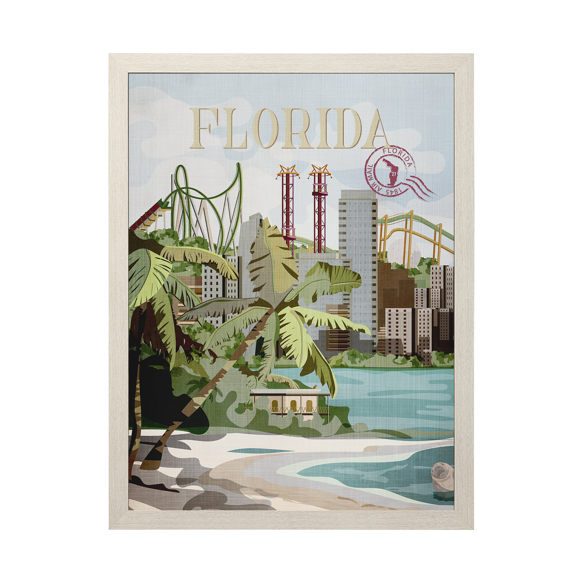 Florida Go (L) (33 x 43)