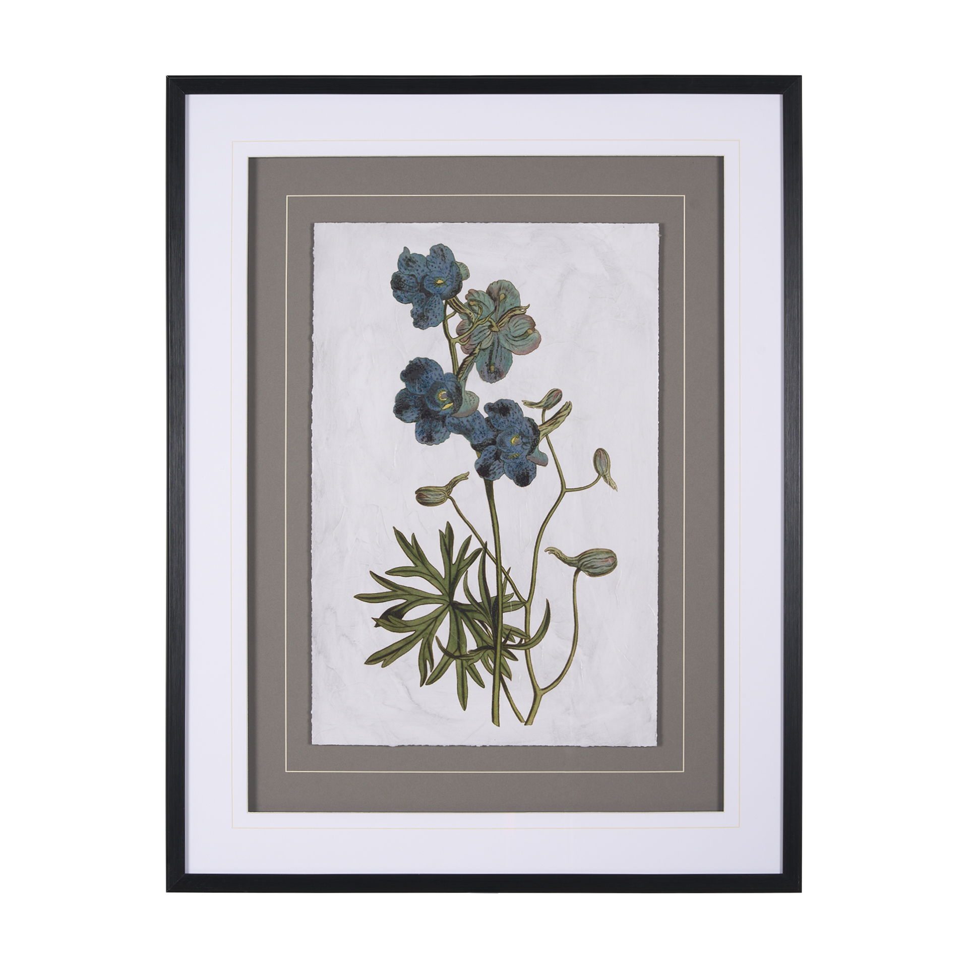 Soft Blue Botanicals V (29 x 37)
