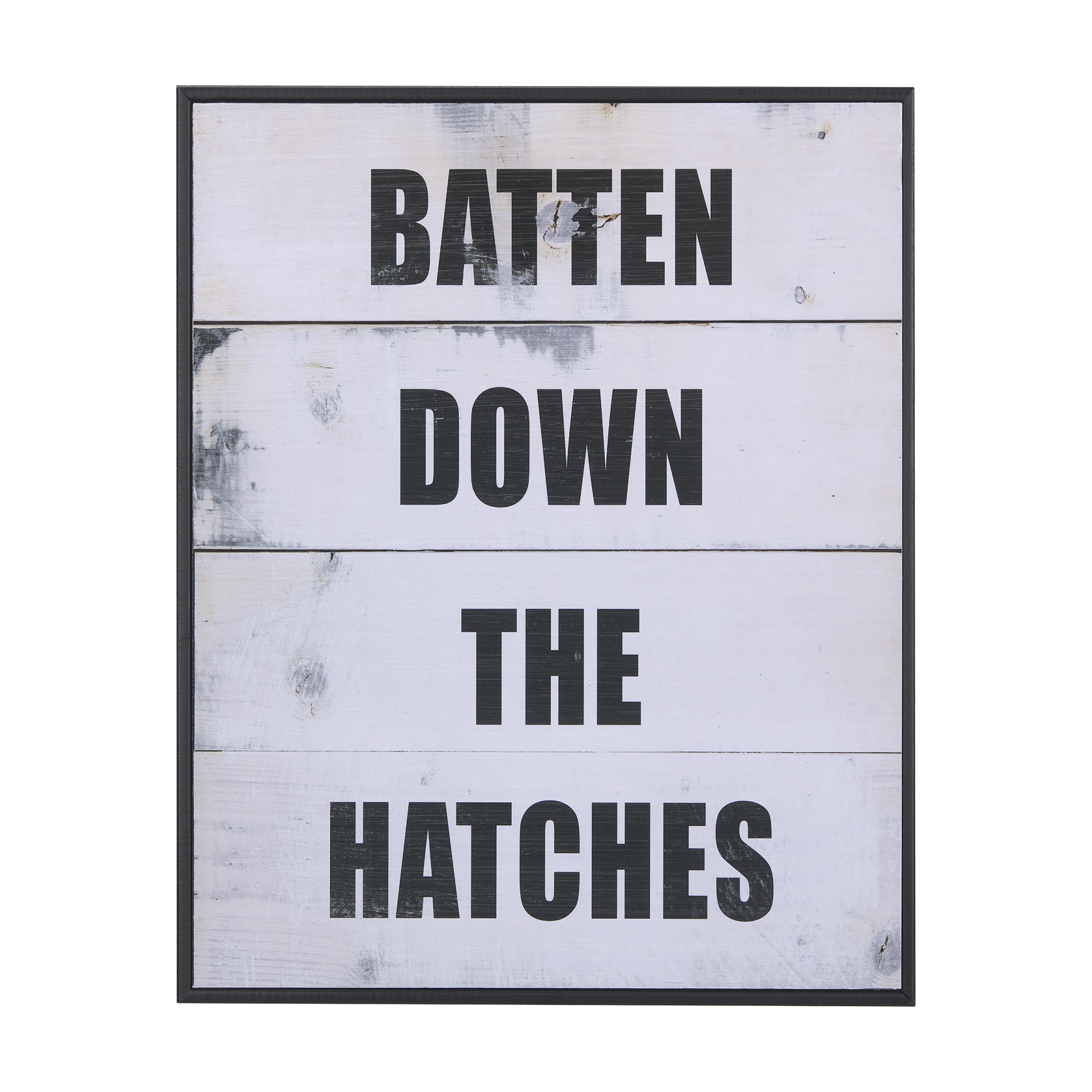 Batten Down The Hatches (16 x 20)
