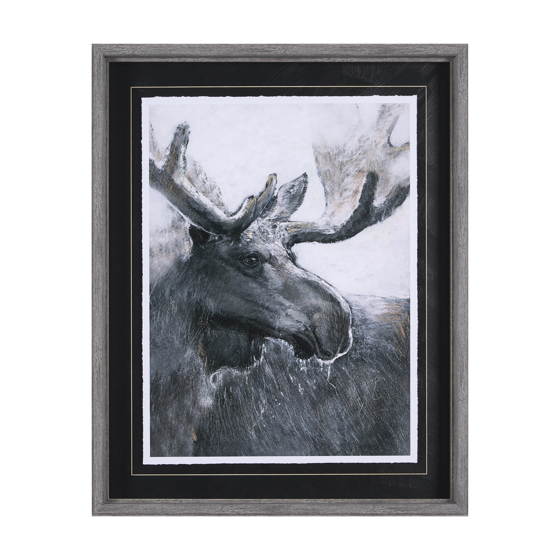 Animal Portrait I (Moose) (26 x 32)