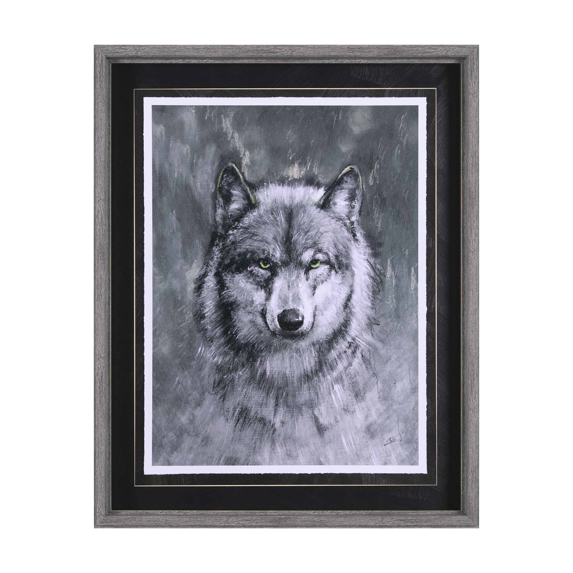 Animal Portrait II (Wolf) (26 x 32)