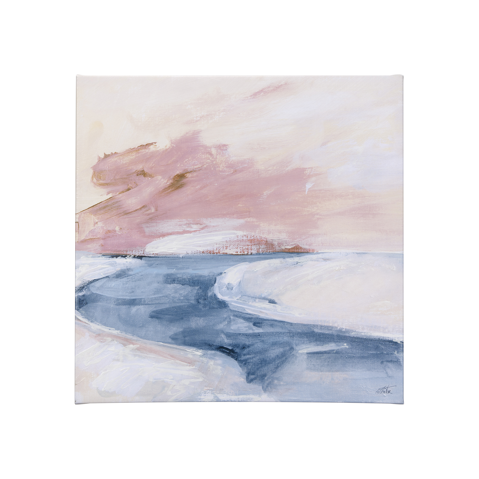 Pink Sunrise II (30 x 30)