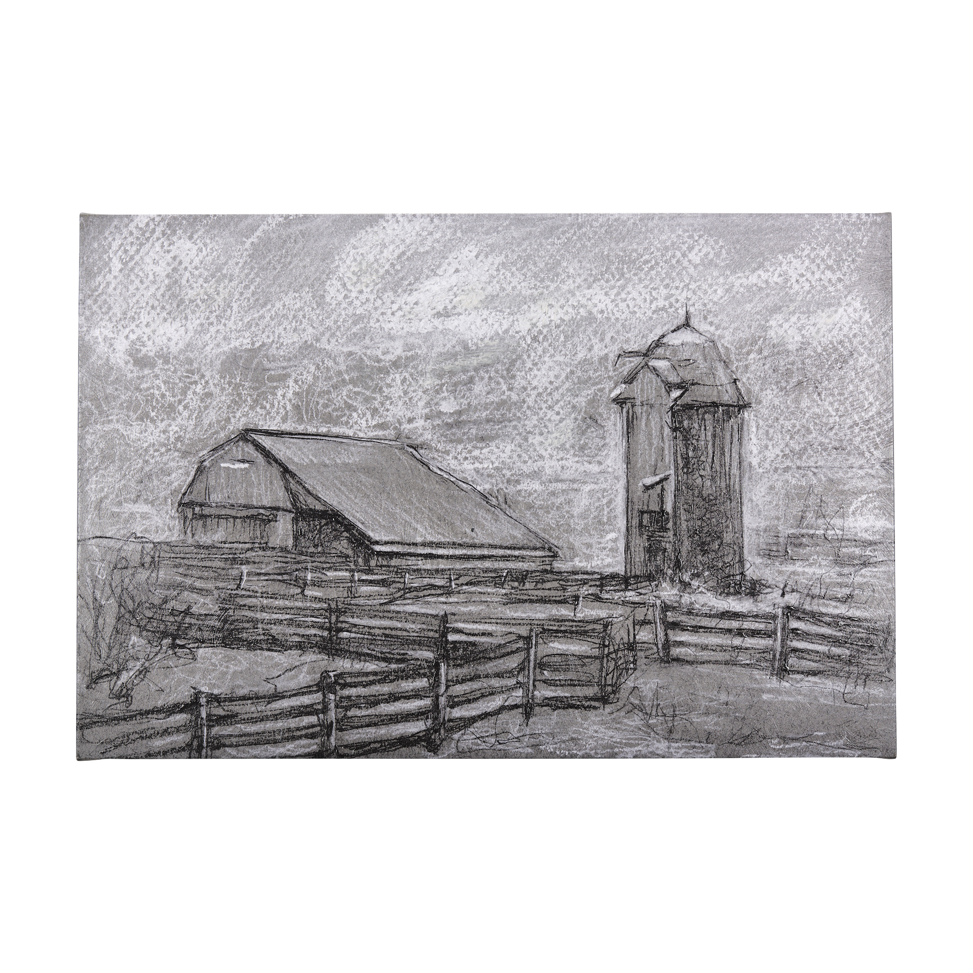 Farm View Sketch II (60 x 40)