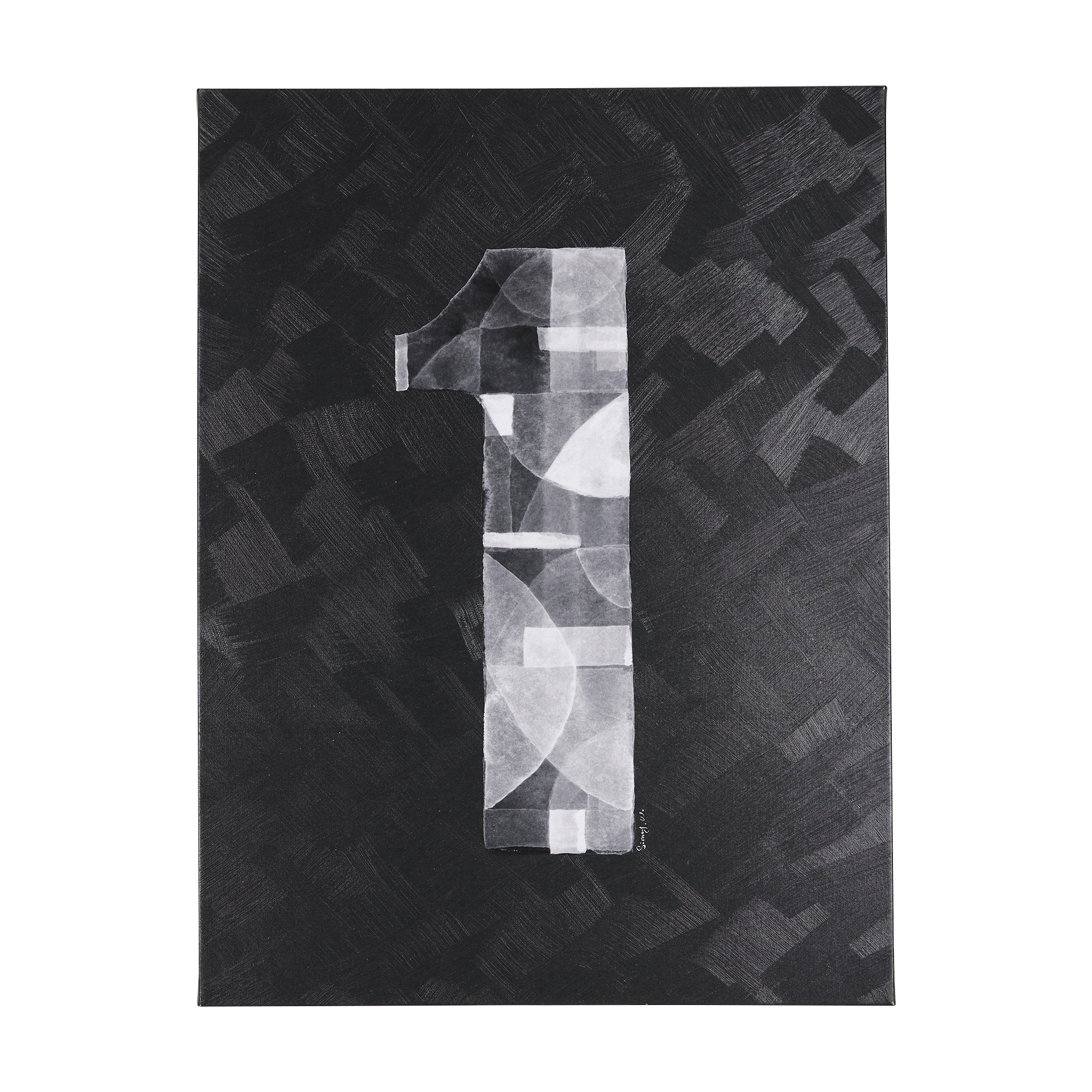 Numbers I (42 x 56)