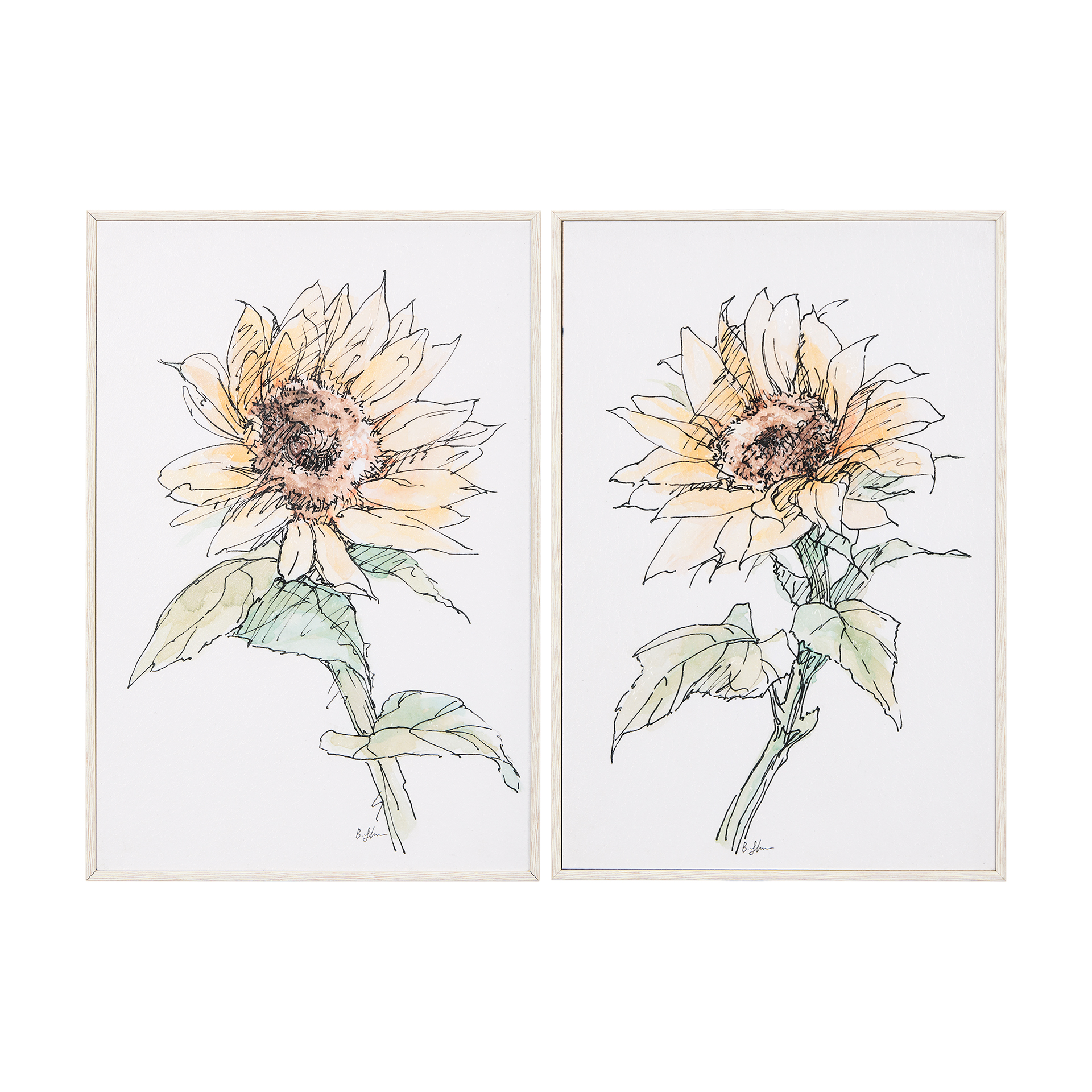 Sunflower Set of 2 (21 x 15)