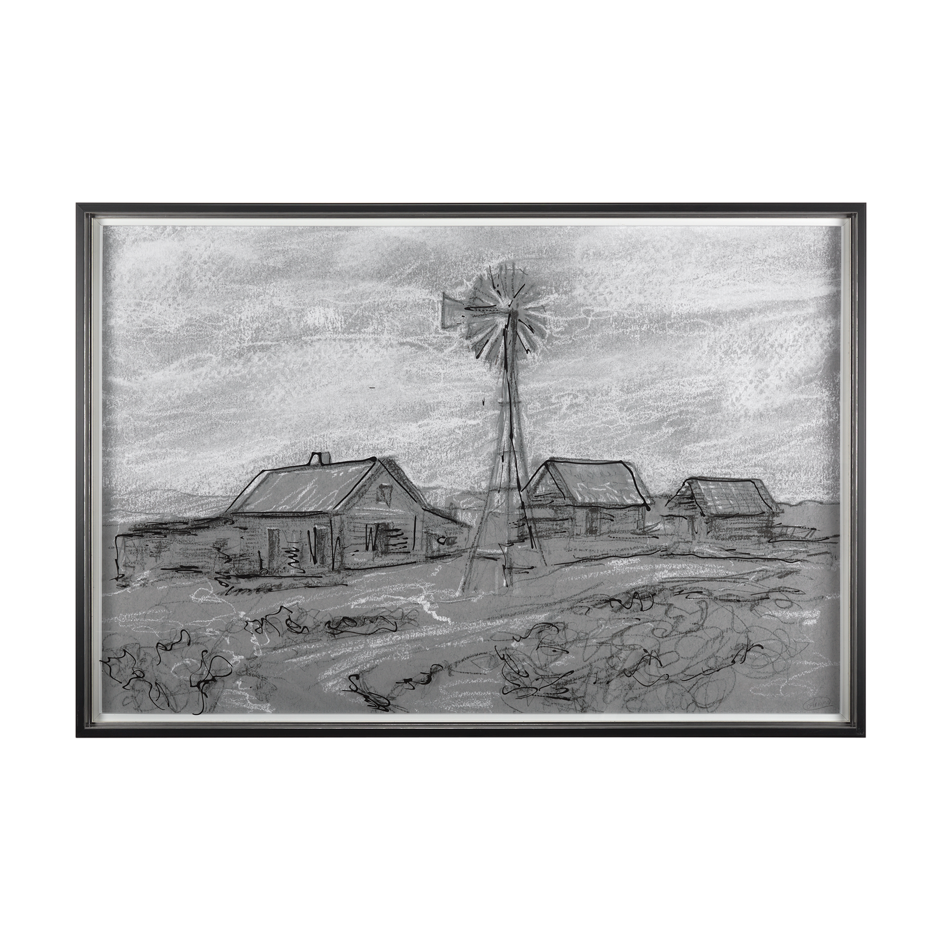 Farm View Sketch I (61 x 41)