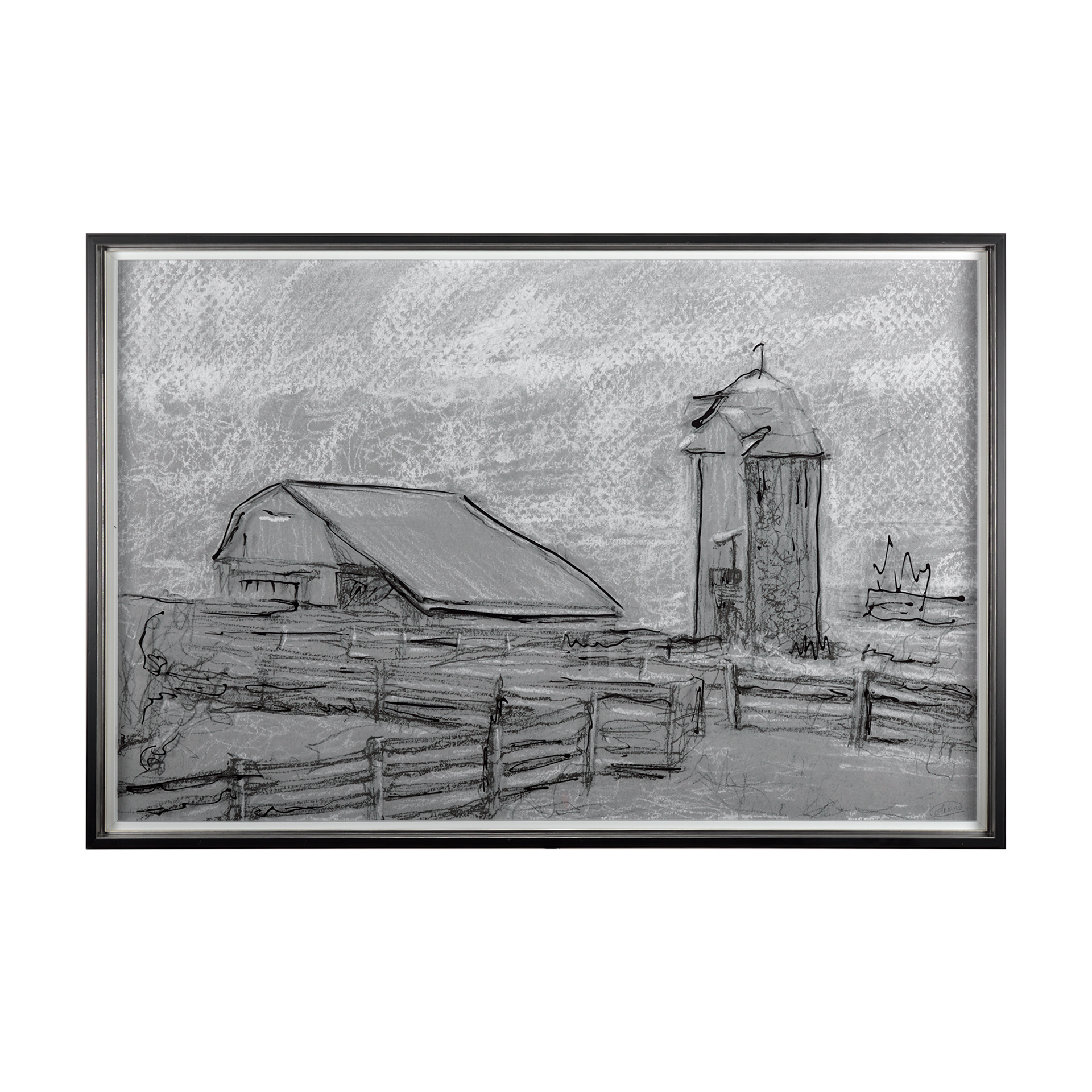 Farm View Sketch II (61 x 41)