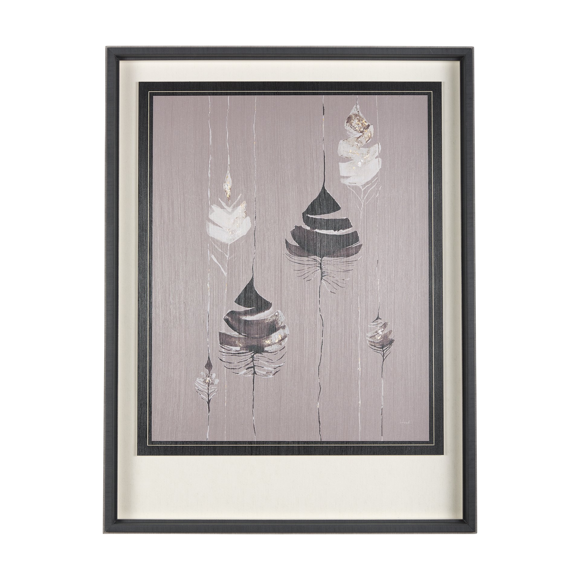 Rain of Feather Warm Gray (31 x 31)