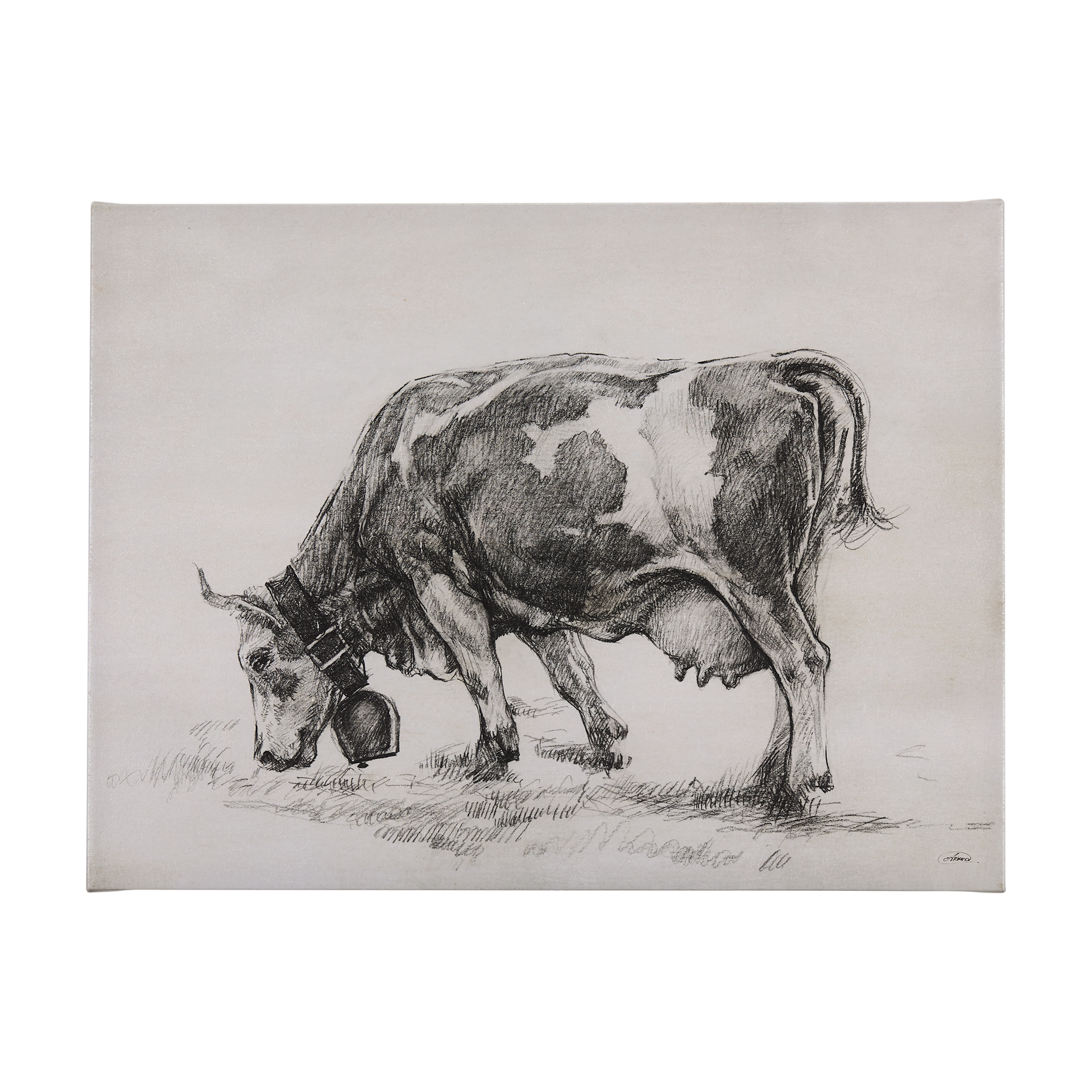 Old West Collection IV (Cow Sketch) (28 x 21)