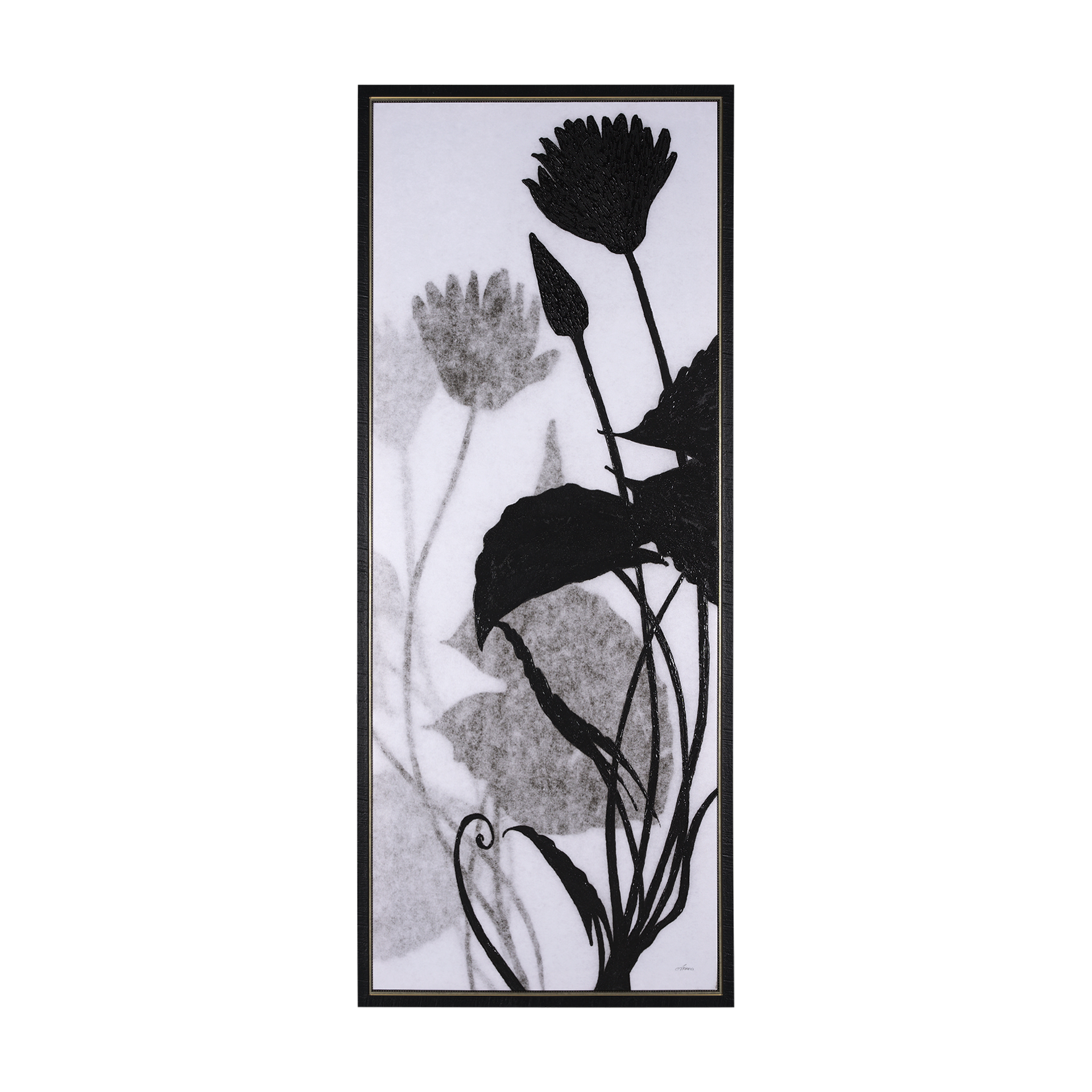 Floral Silhouette III (33 x 76)