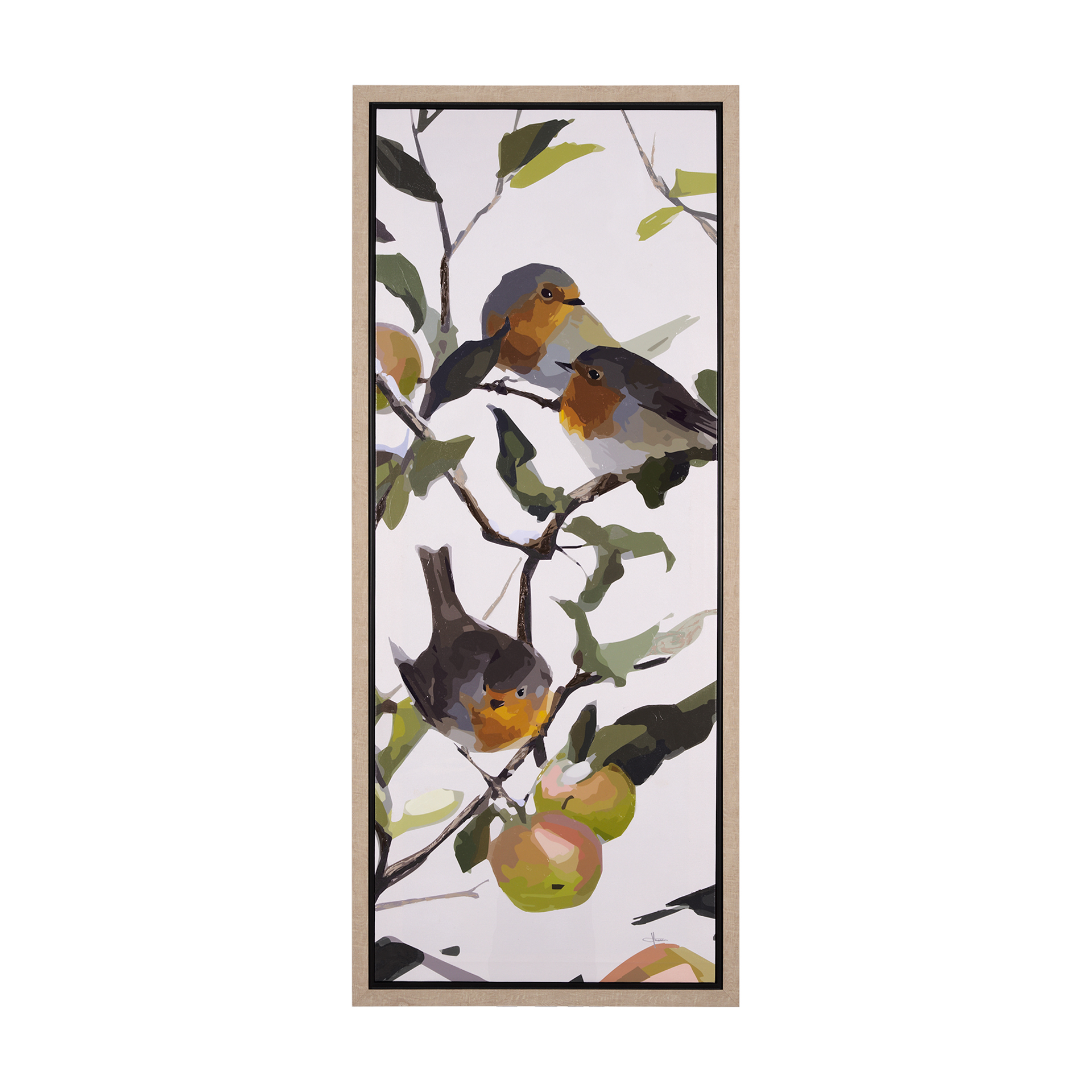 Birds & Apples II (23 x 53)