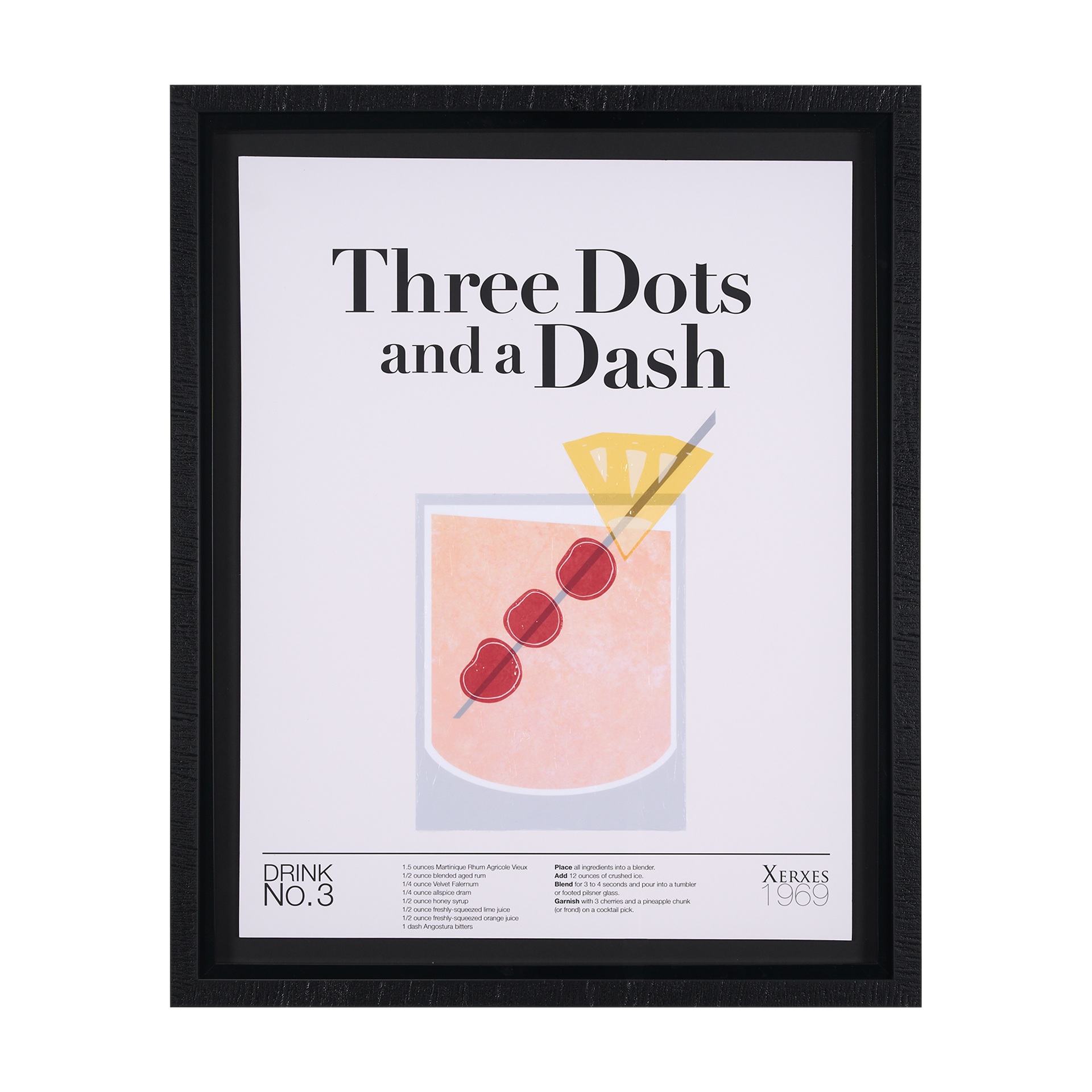 Three Dots and a Dash (26 x 32)